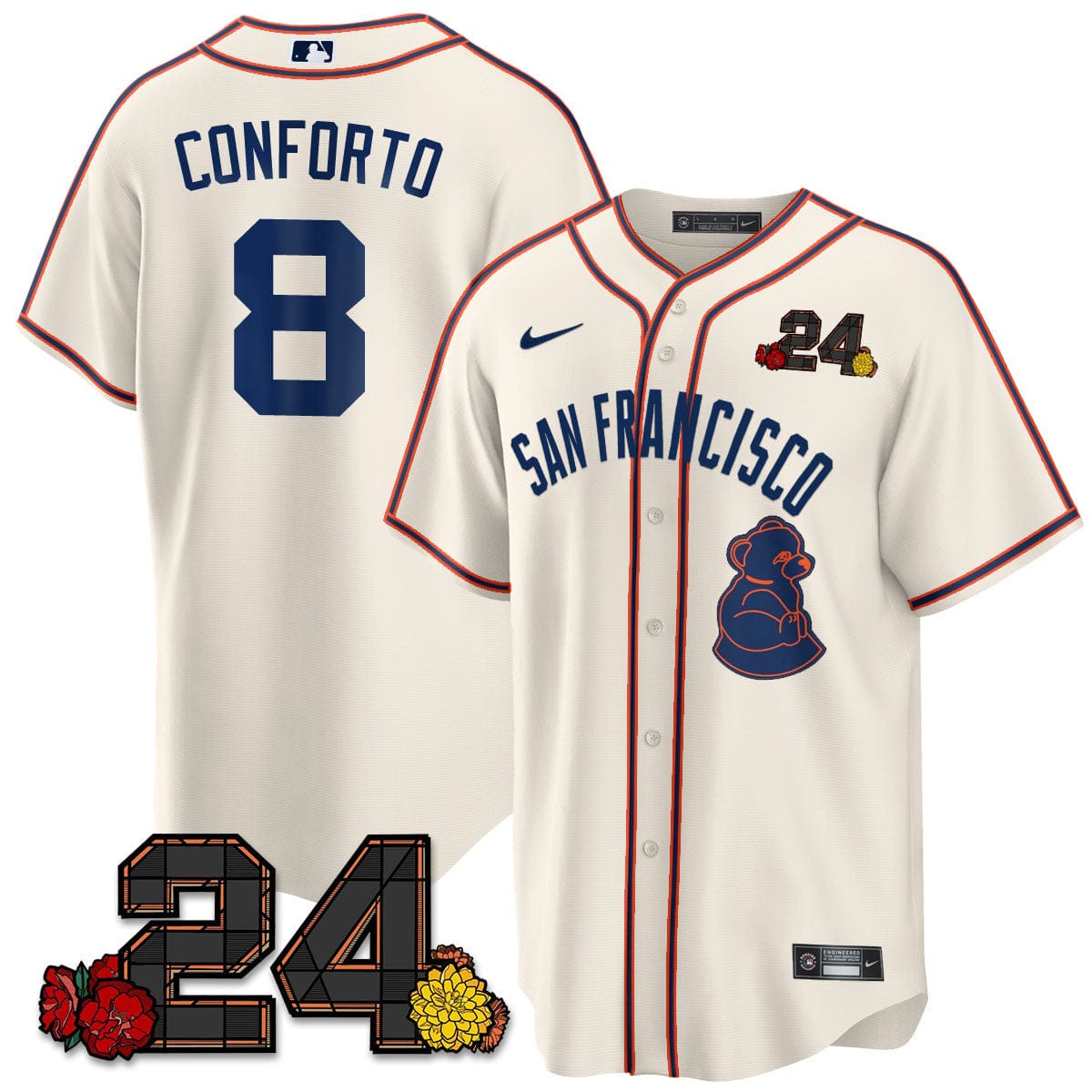 Giants 2024 Vapor Premier Limited Jersey - Willie Mays Patch - Image 26