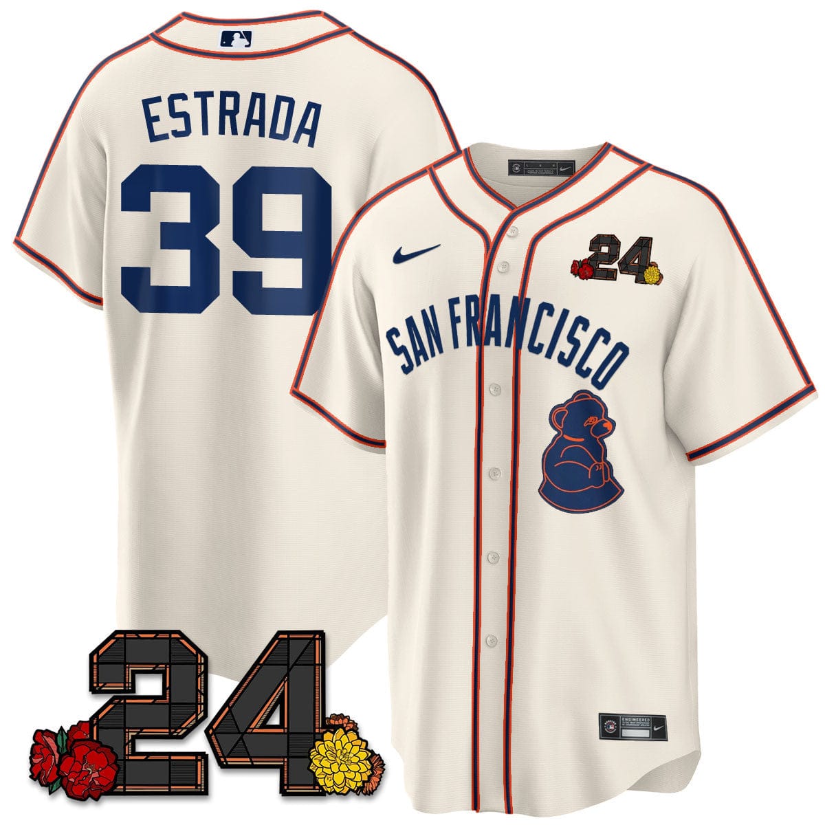 Giants 2024 Vapor Premier Limited Jersey - Willie Mays Patch - Image 32