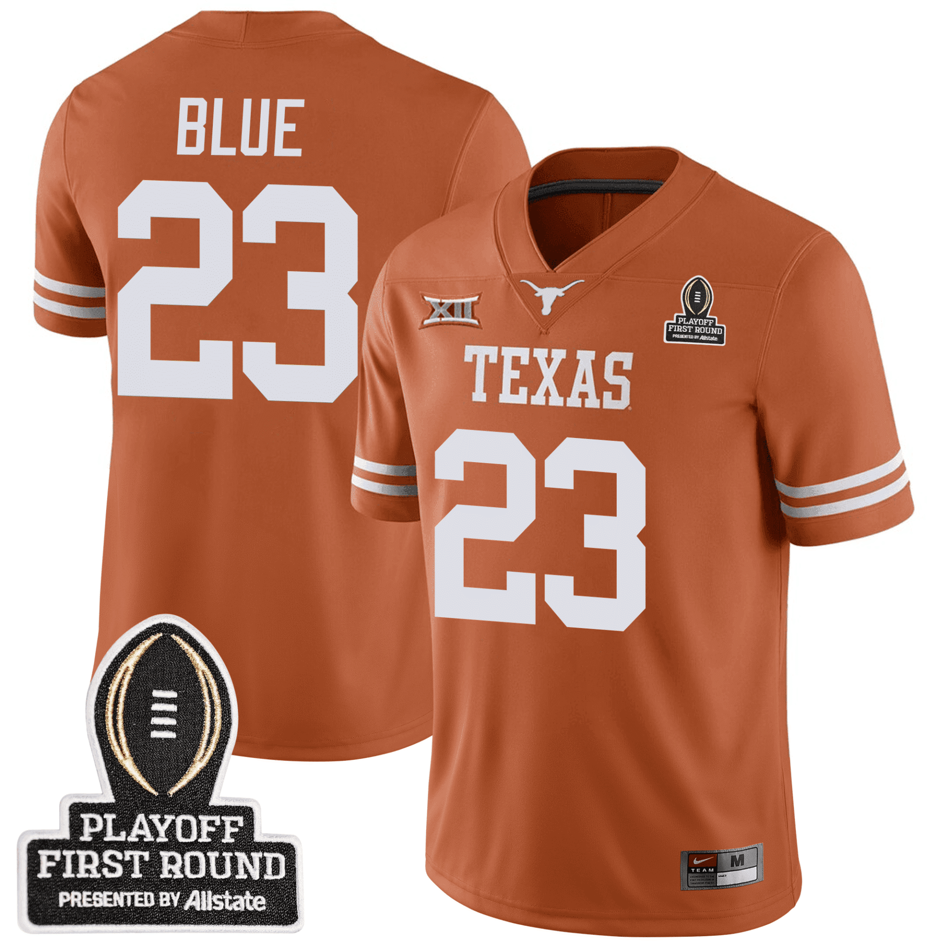 Texas Longhorns Football 24/25 Jersey - CFP First Round Patch - Image 5