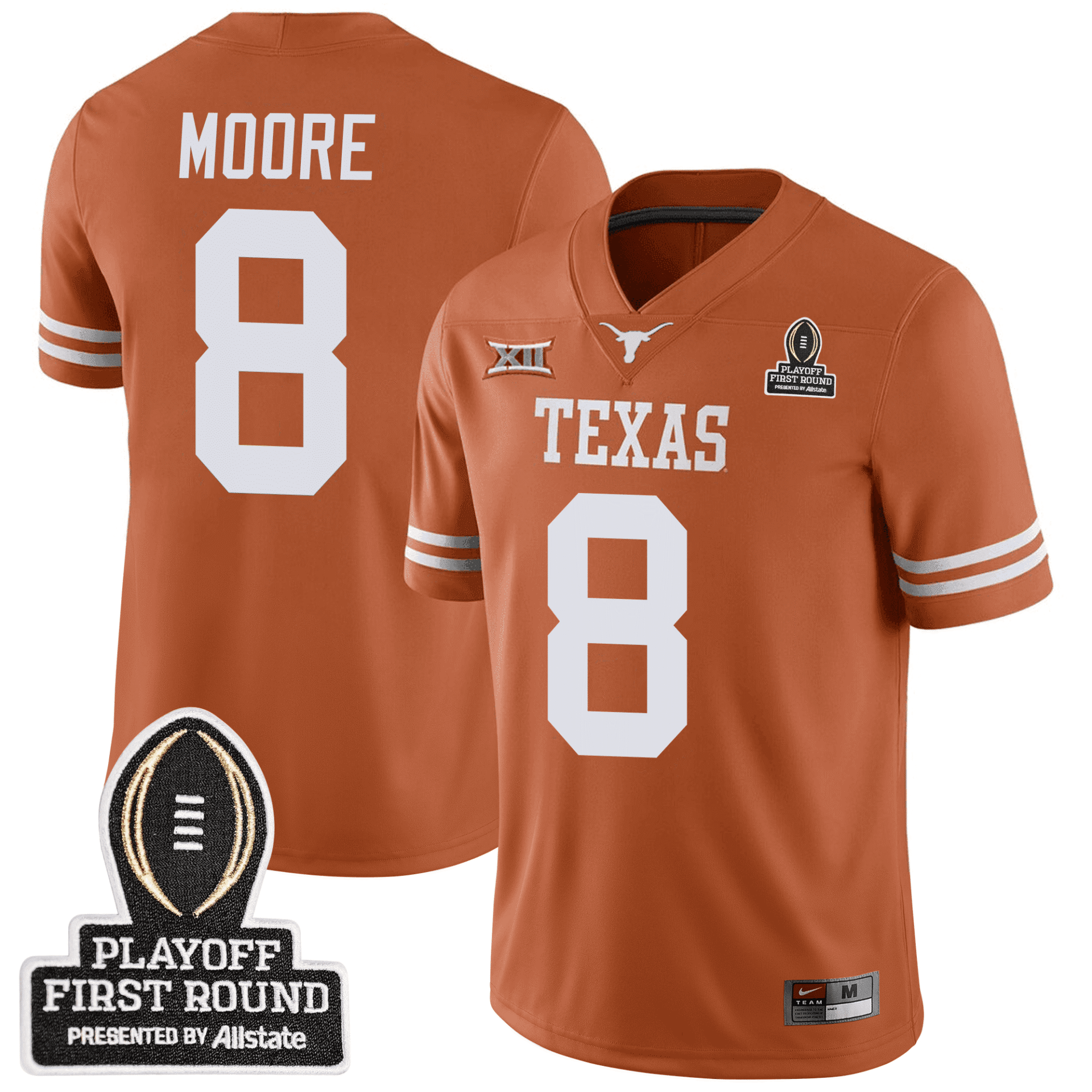 Texas Longhorns Football 24/25 Jersey - CFP First Round Patch - Image 7