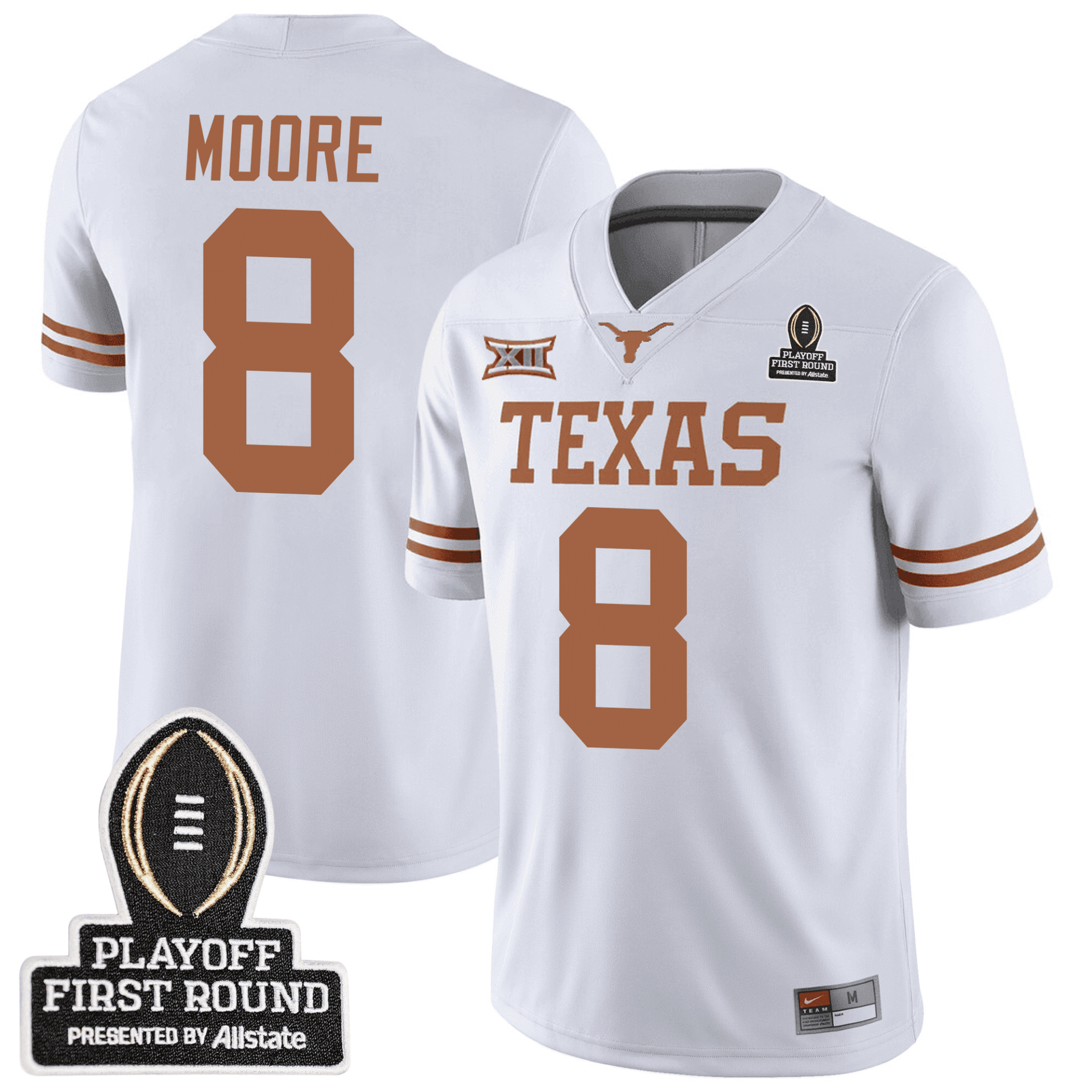 Texas Longhorns Football 24/25 Jersey - CFP First Round Patch - Image 8