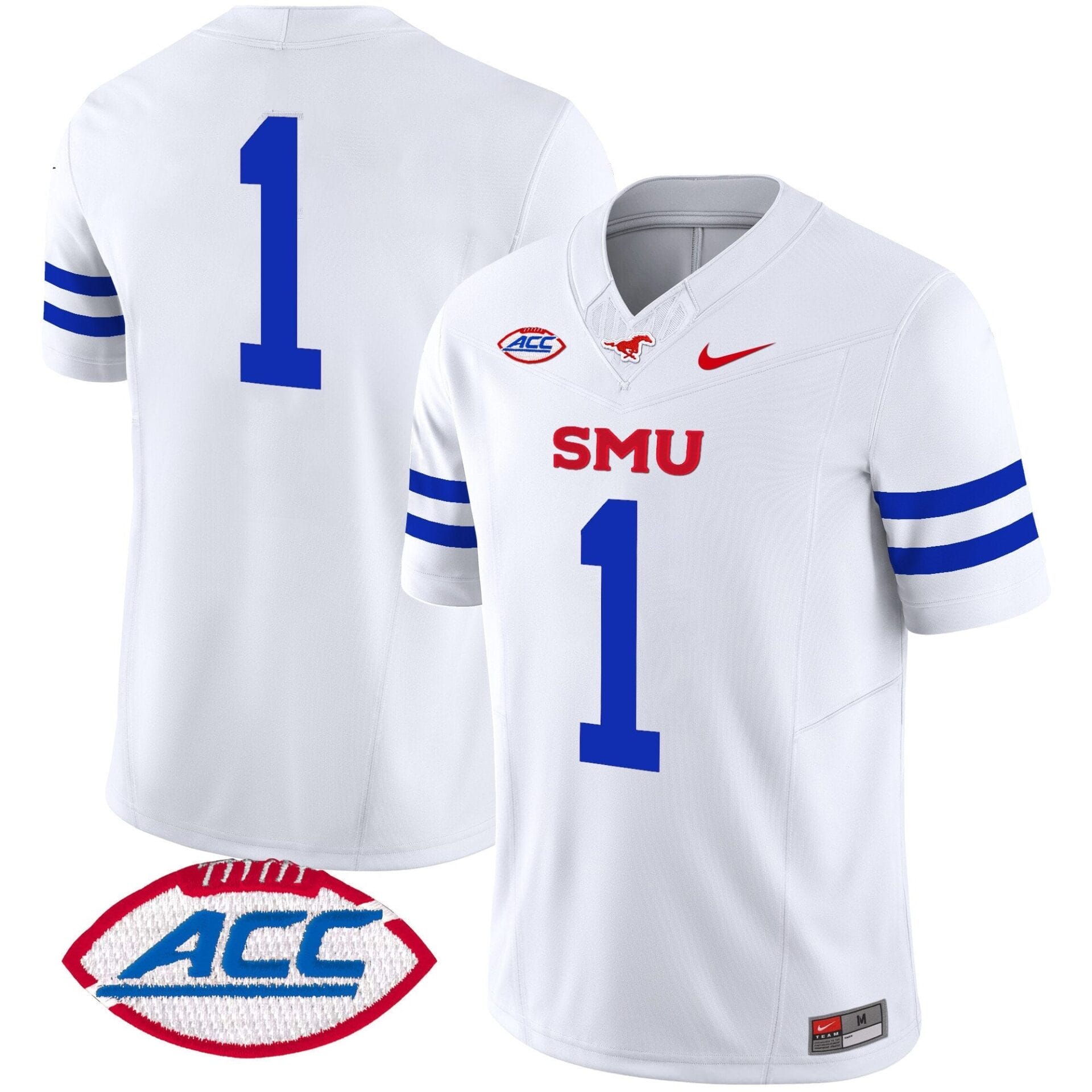 SMU Mustangs 2025 Vapor Limited Jersey - All Stitched - Image 21