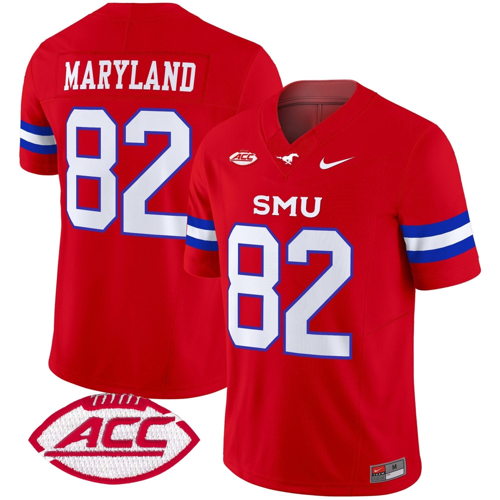 SMU Mustangs 2025 Vapor Limited Jersey - All Stitched - Image 31