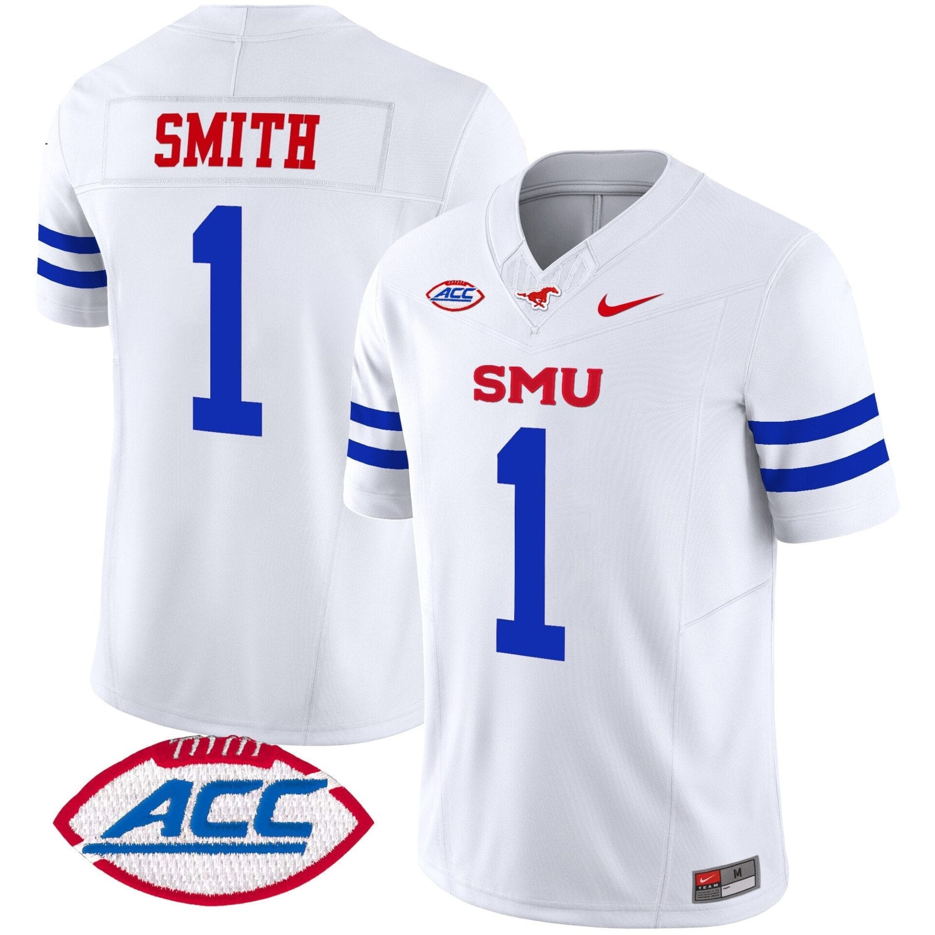SMU Mustangs 2025 Vapor Limited Jersey - All Stitched - Image 16