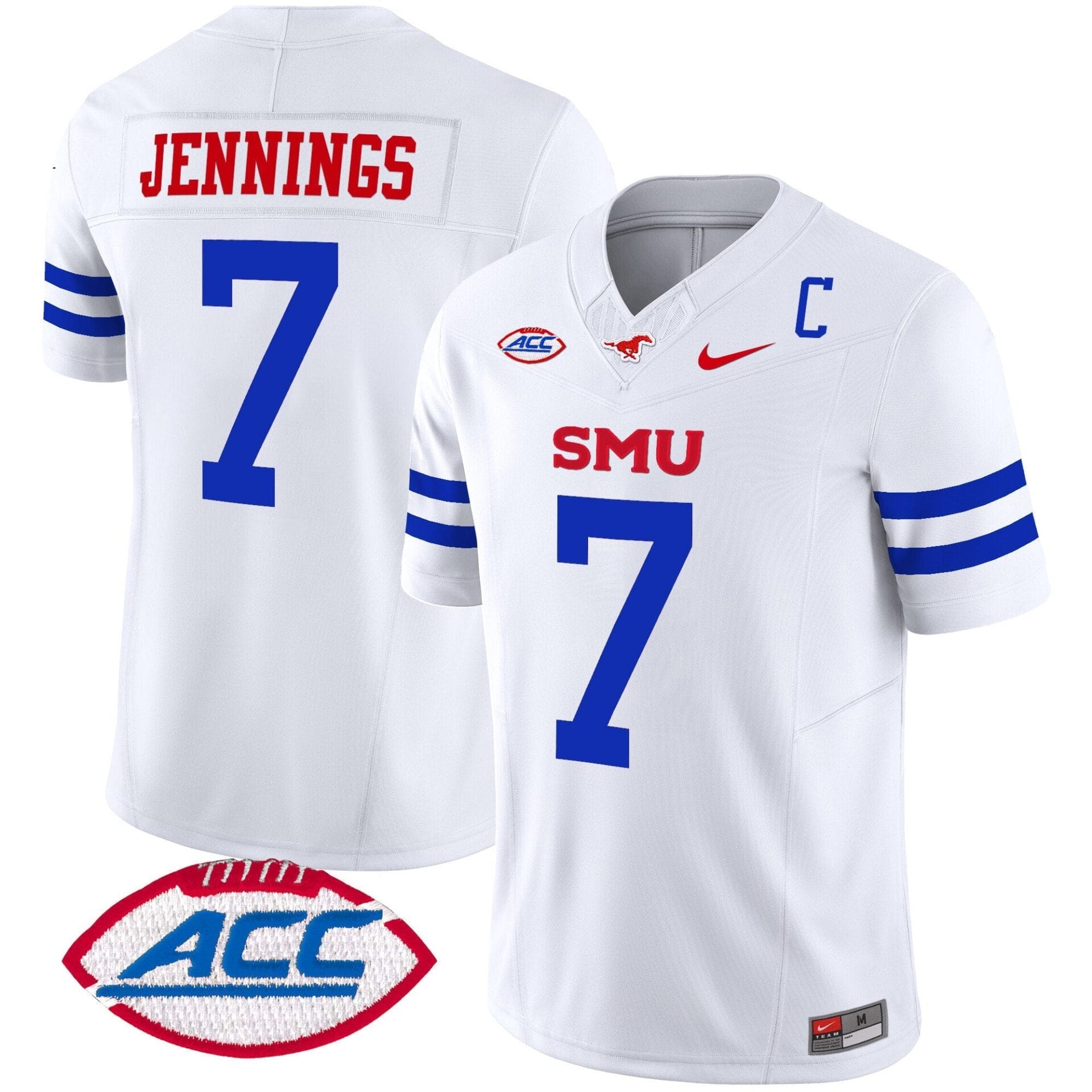 SMU Mustangs 2025 Vapor Limited Jersey - All Stitched - Image 15