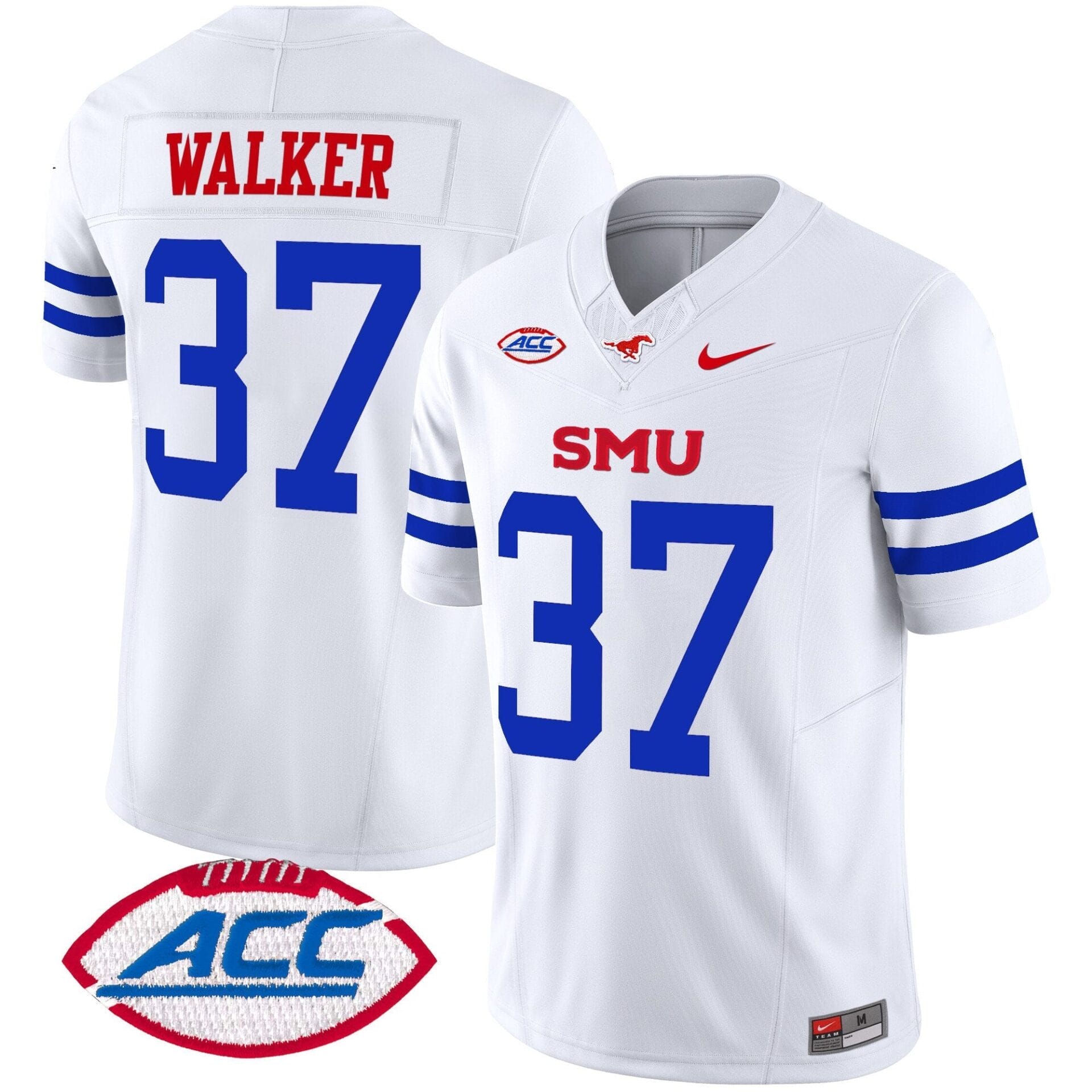 SMU Mustangs 2025 Vapor Limited Jersey - All Stitched - Image 20