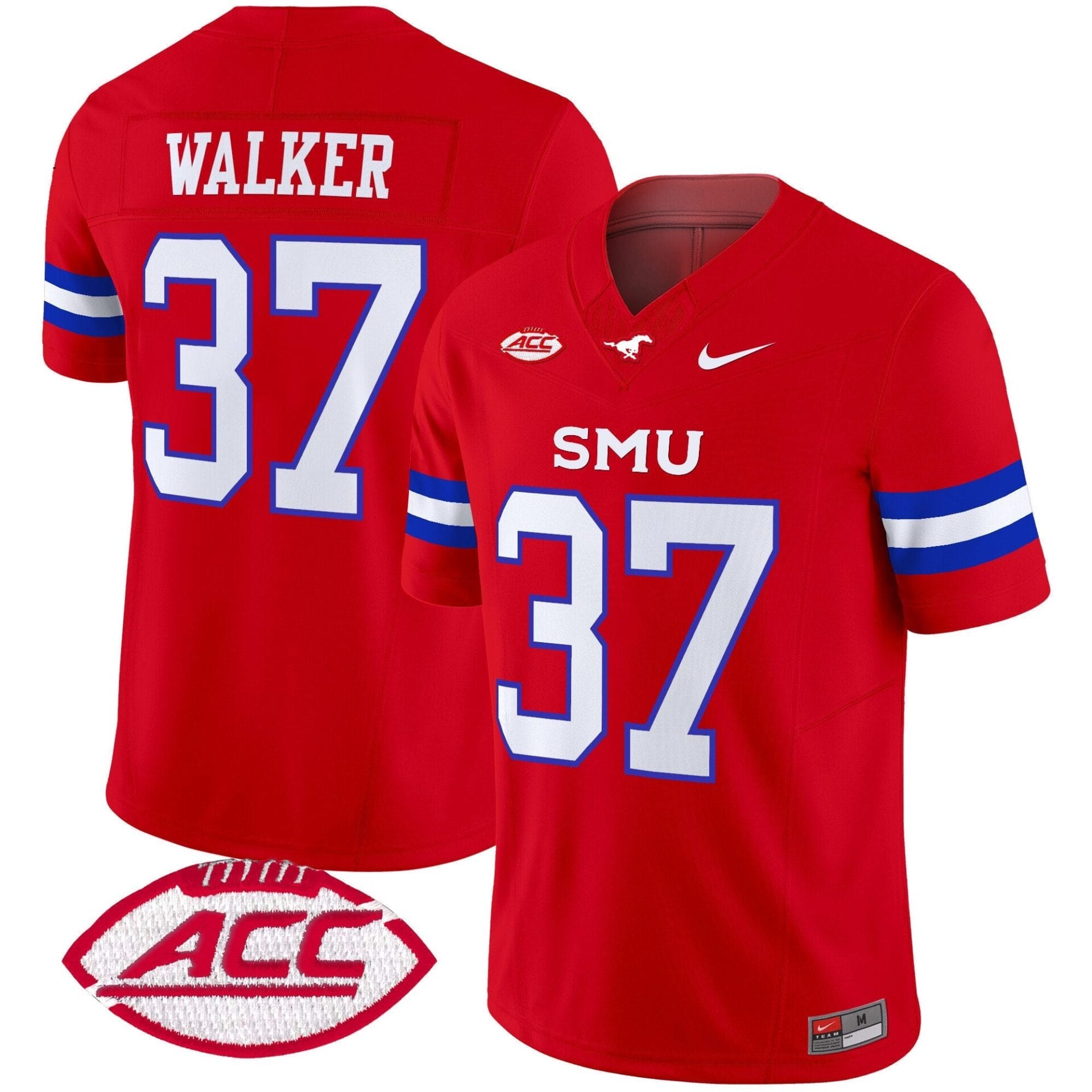 SMU Mustangs 2025 Vapor Limited Jersey - All Stitched - Image 34