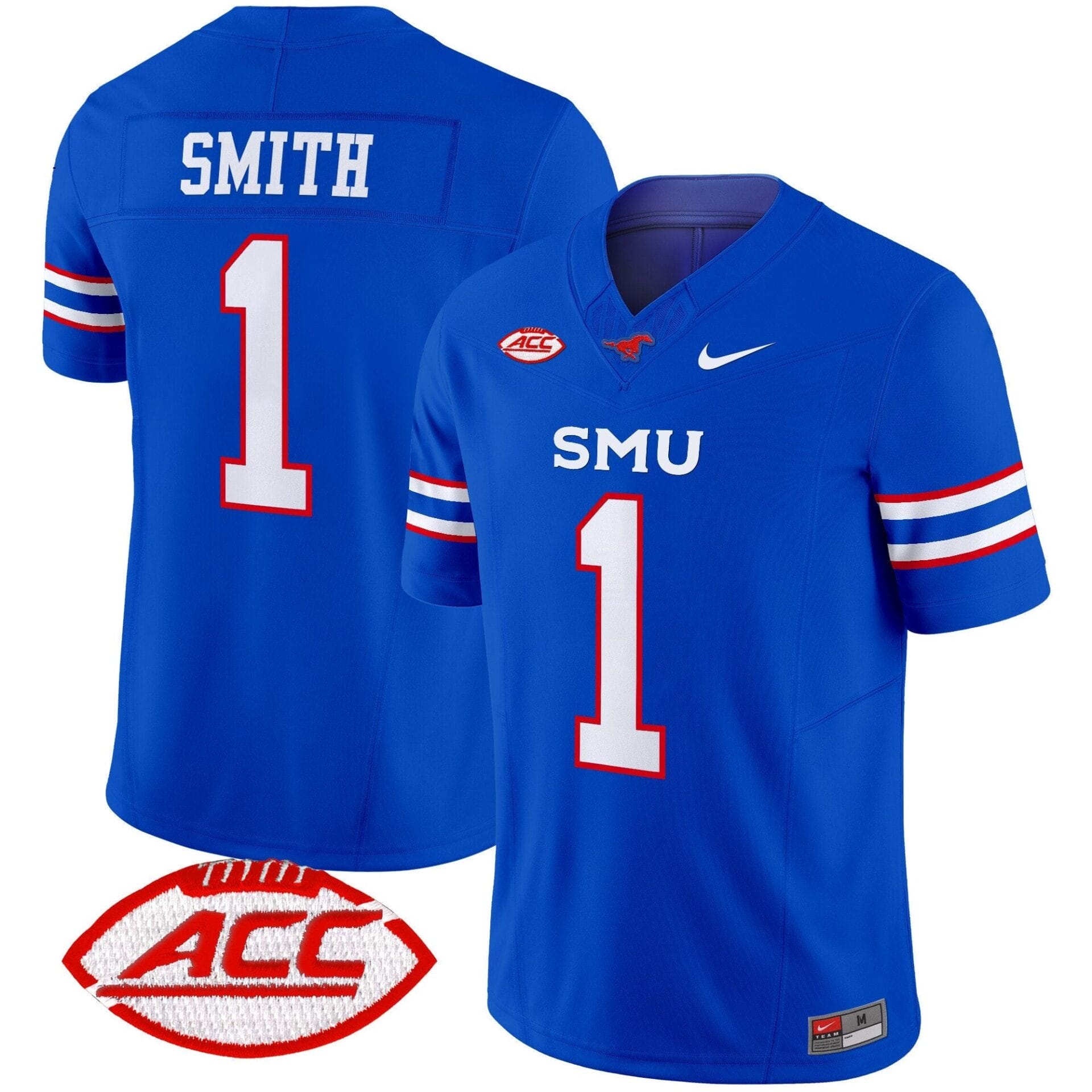 SMU Mustangs 2025 Vapor Limited Jersey - All Stitched - Image 23