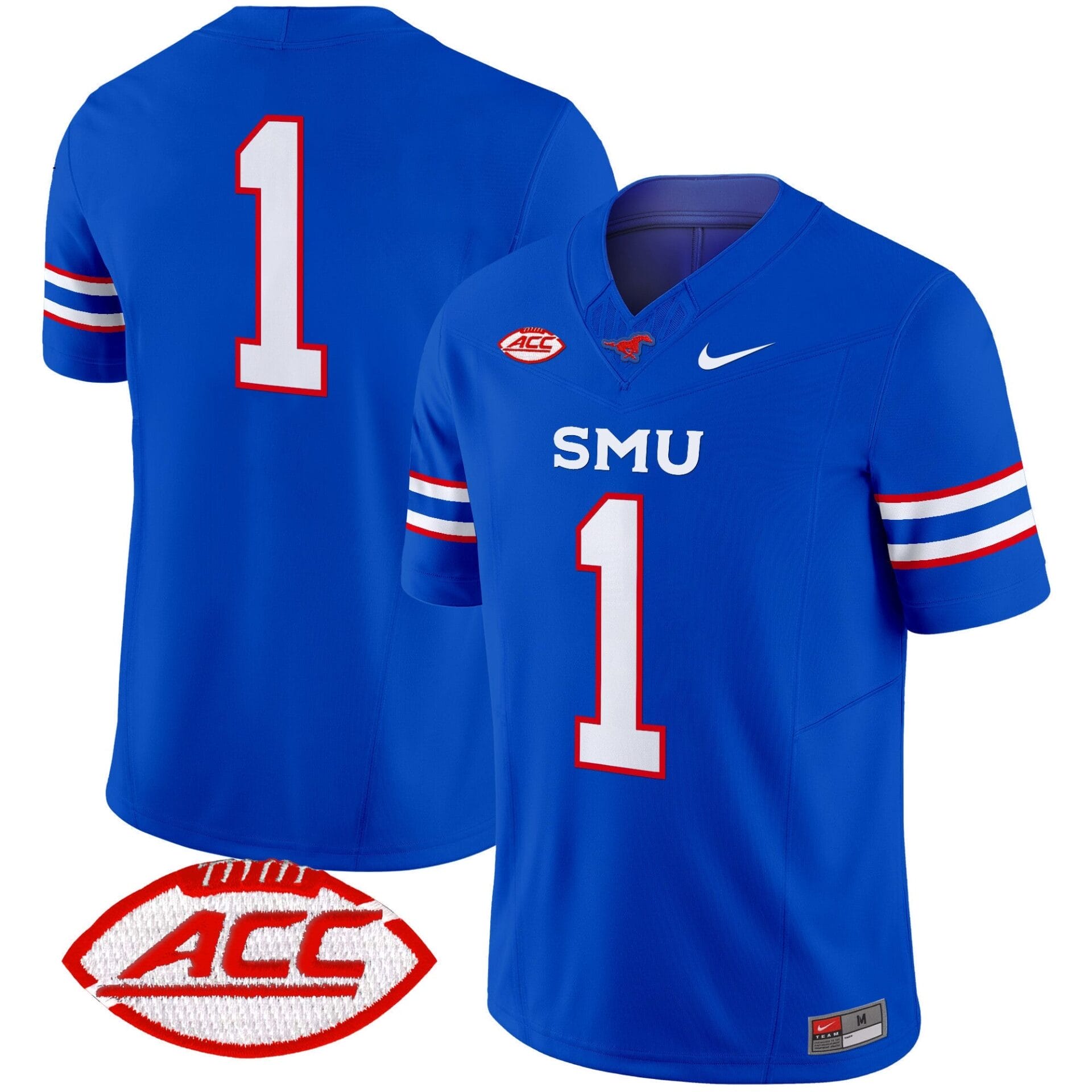 SMU Mustangs 2025 Vapor Limited Jersey - All Stitched - Image 28