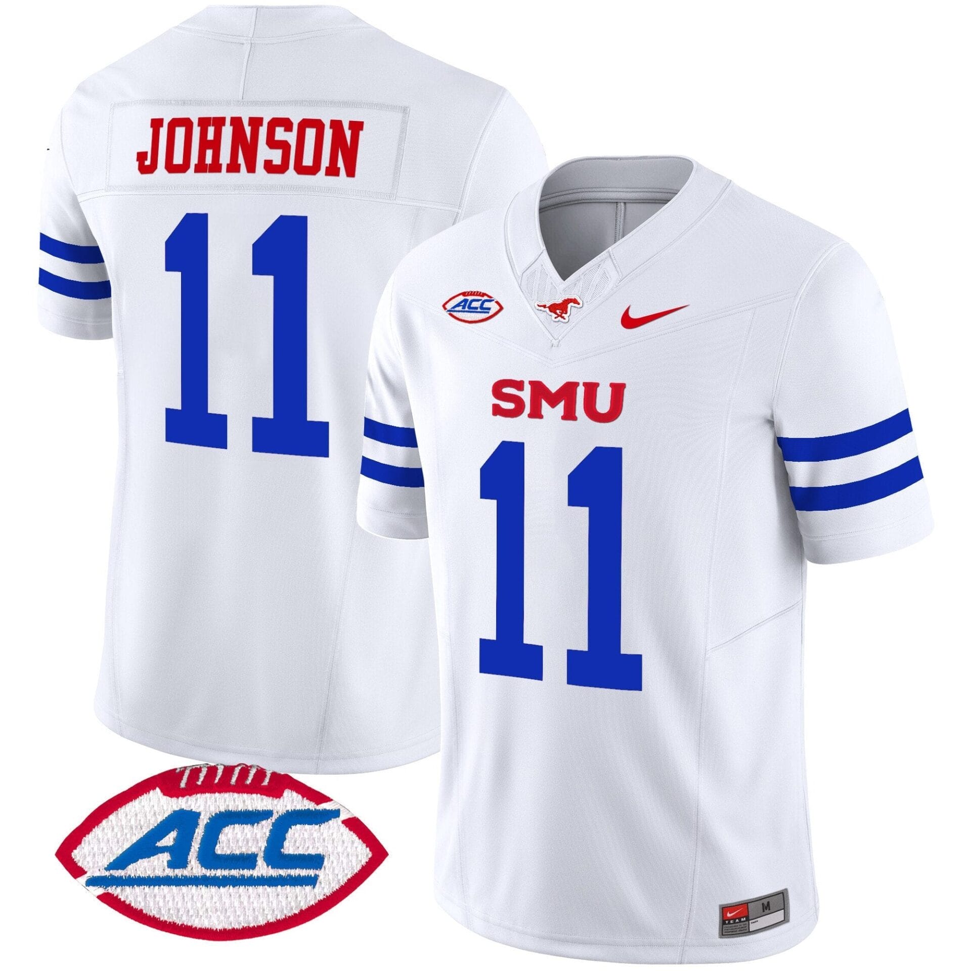 SMU Mustangs 2025 Vapor Limited Jersey - All Stitched - Image 18