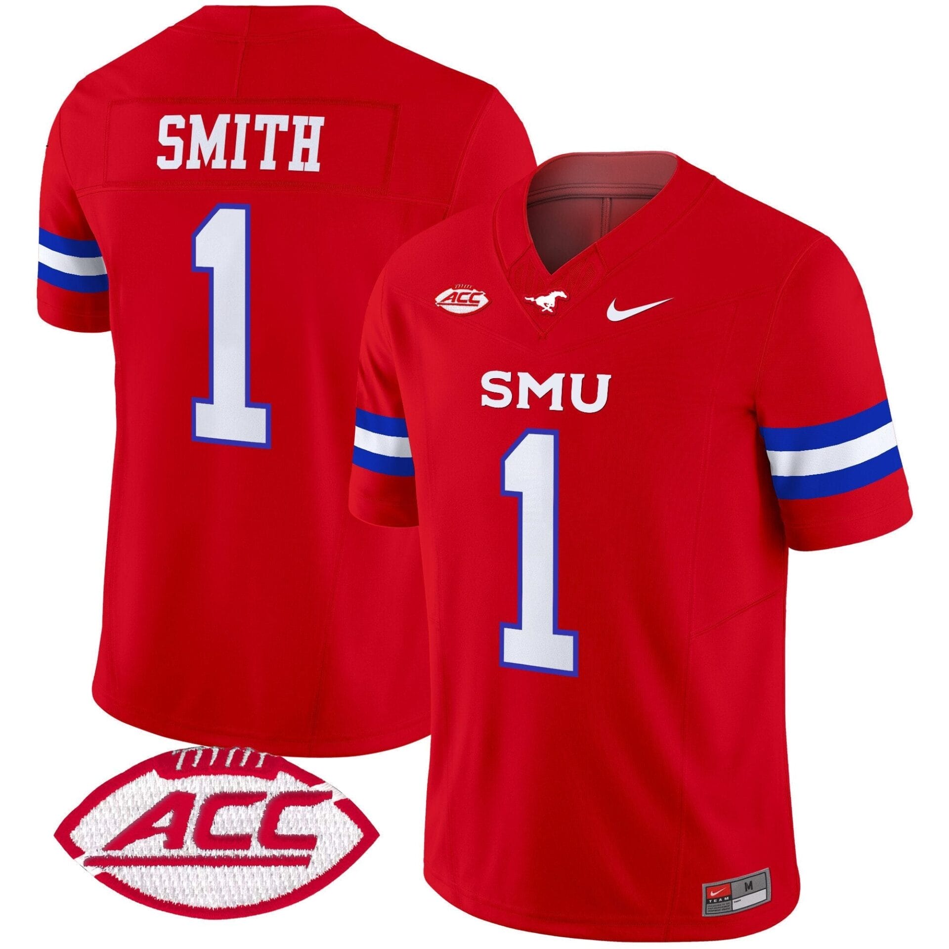 SMU Mustangs 2025 Vapor Limited Jersey - All Stitched - Image 30