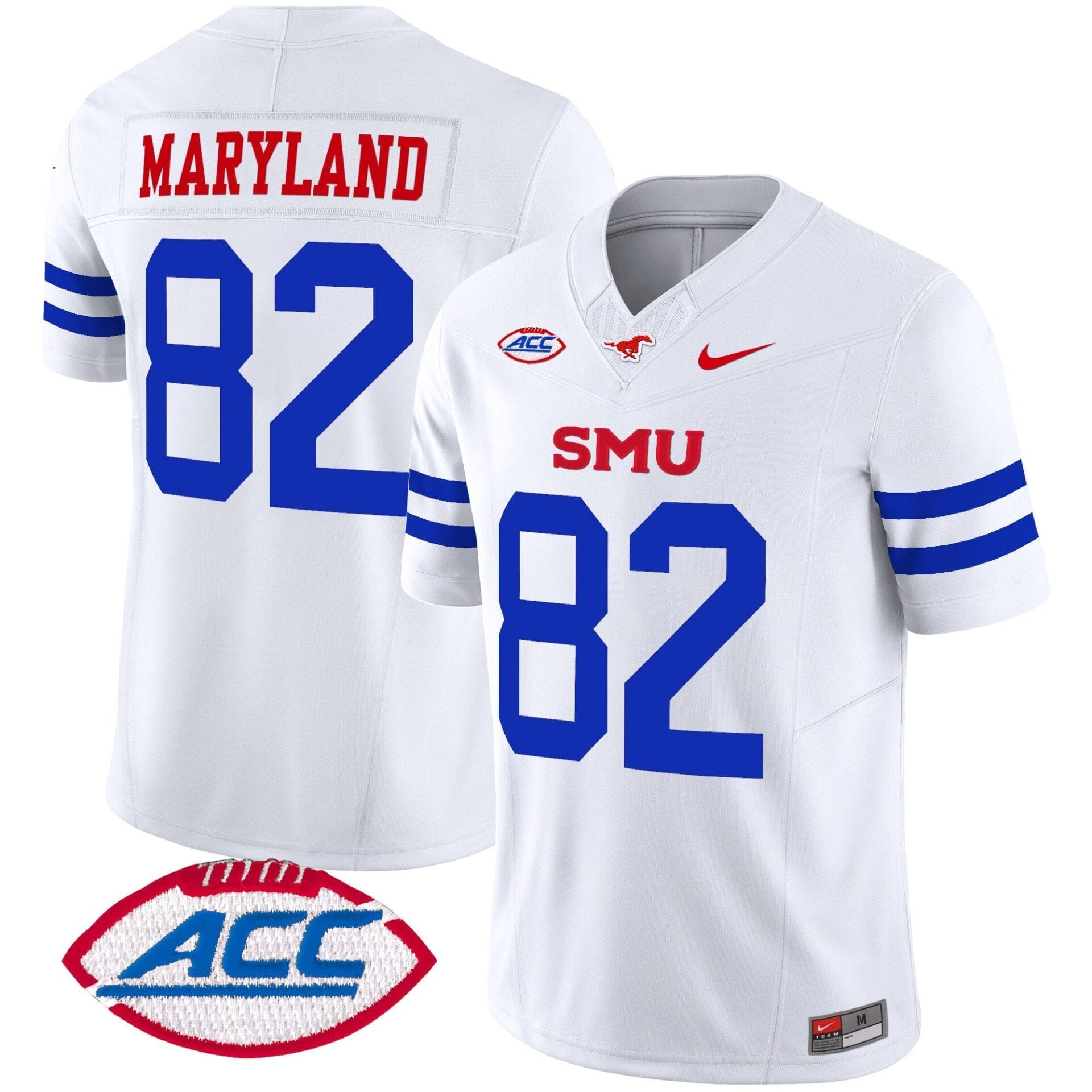 SMU Mustangs 2025 Vapor Limited Jersey - All Stitched - Image 17