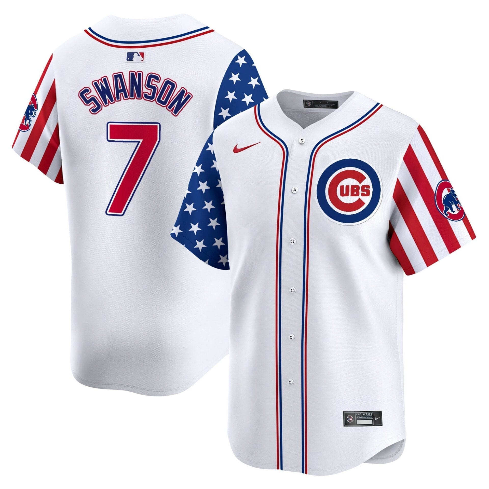 Chicago Cubs 2025 Memorial Day Vapor Premier Limited Jersey - All Stitched - Image 2