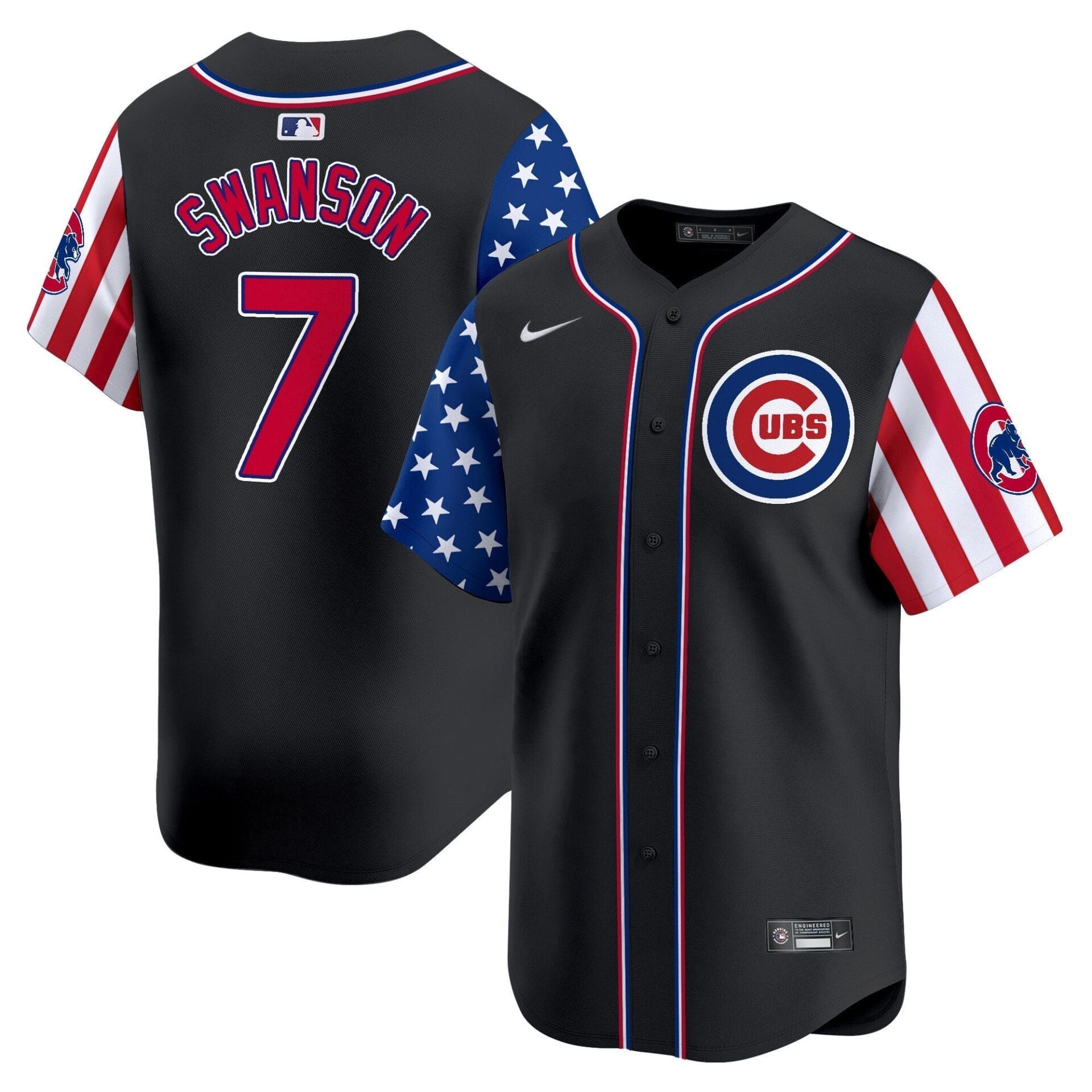 Chicago Cubs 2025 Memorial Day Vapor Premier Limited Jersey - All Stitched - Image 32