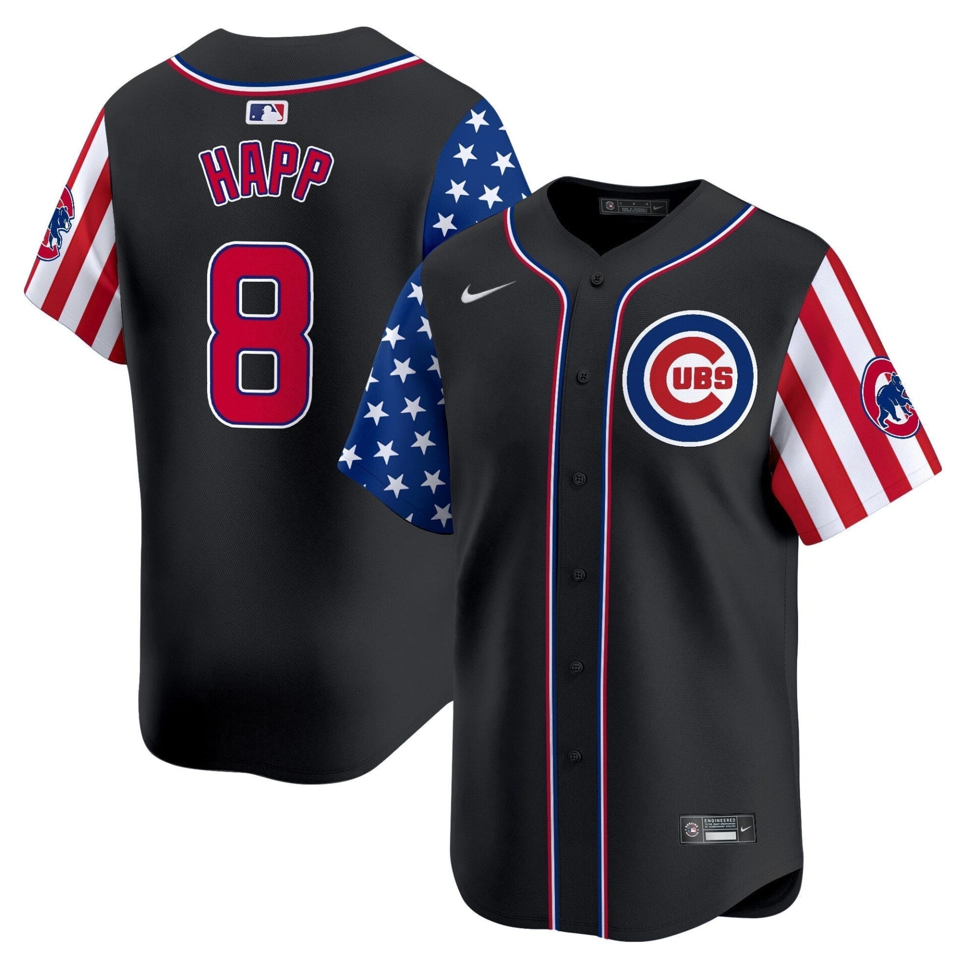 Chicago Cubs 2025 Memorial Day Vapor Premier Limited Jersey - All Stitched - Image 33