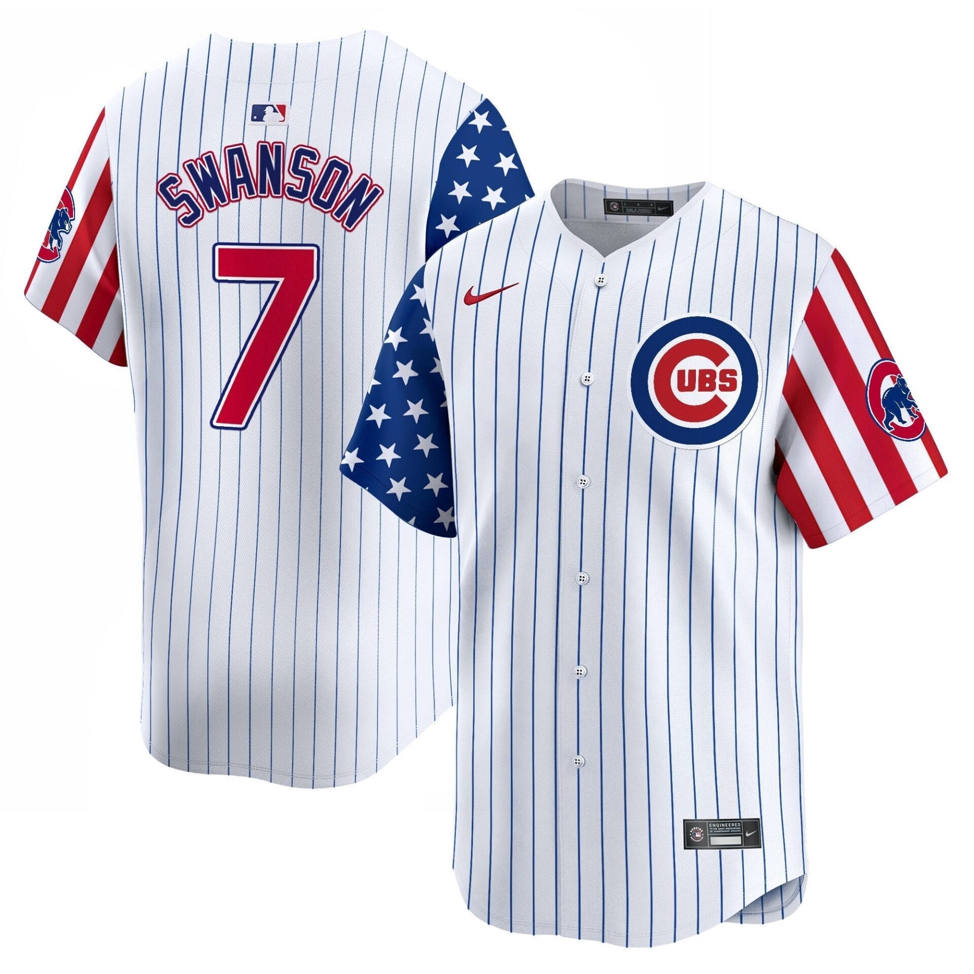Chicago Cubs 2025 Memorial Day Vapor Premier Limited Jersey - All Stitched - Image 42