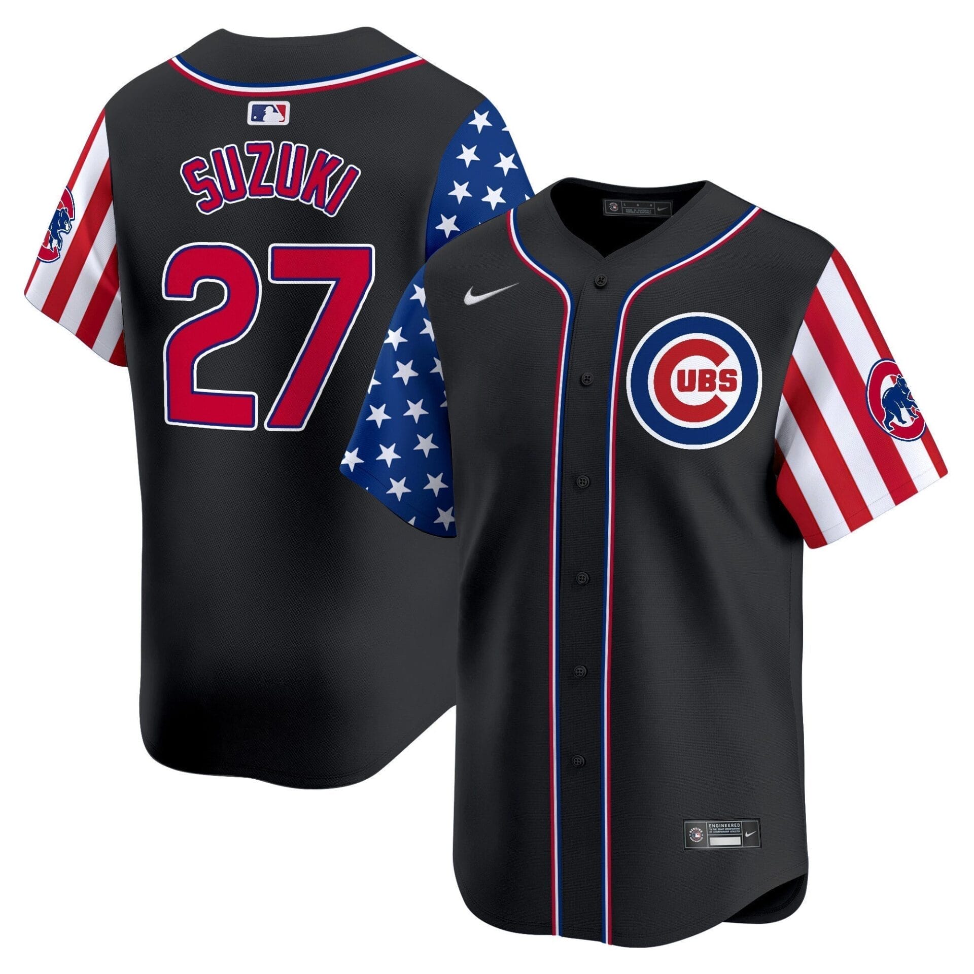 Chicago Cubs 2025 Memorial Day Vapor Premier Limited Jersey - All Stitched - Image 39