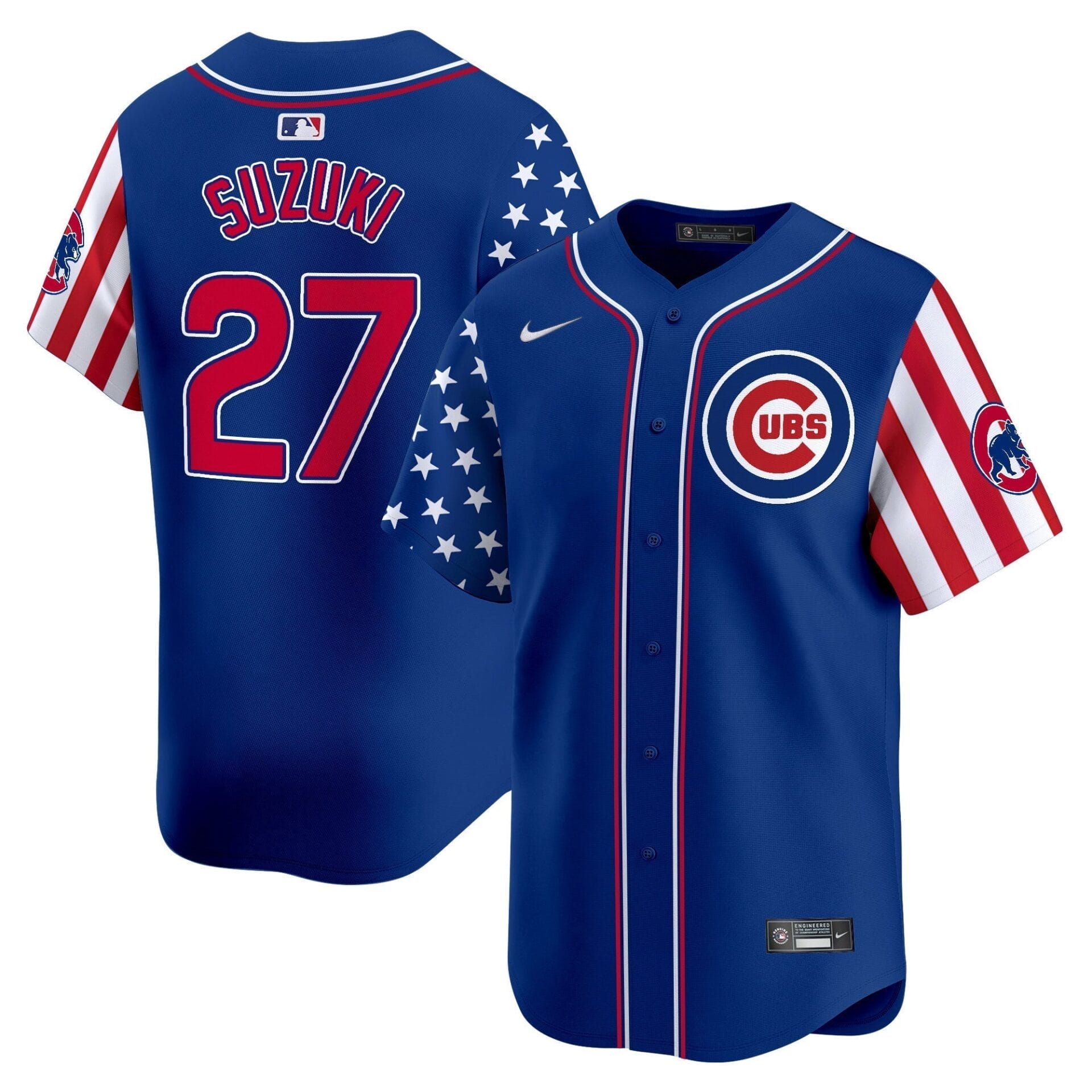 Chicago Cubs 2025 Memorial Day Vapor Premier Limited Jersey - All Stitched - Image 29
