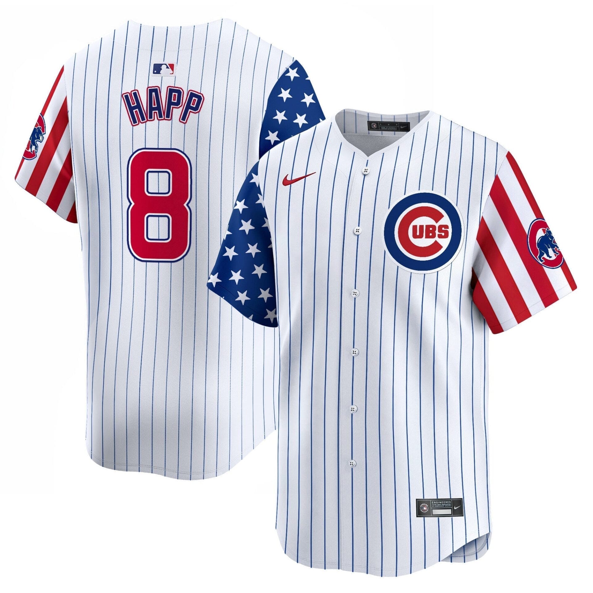 Chicago Cubs 2025 Memorial Day Vapor Premier Limited Jersey - All Stitched - Image 43