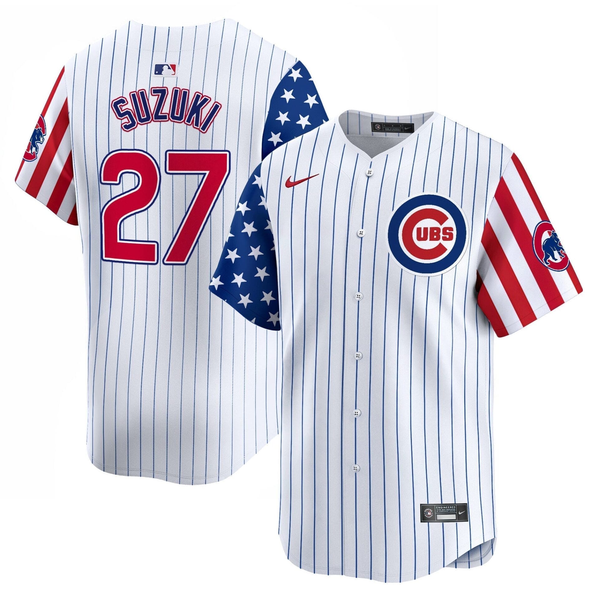 Chicago Cubs 2025 Memorial Day Vapor Premier Limited Jersey - All Stitched - Image 49