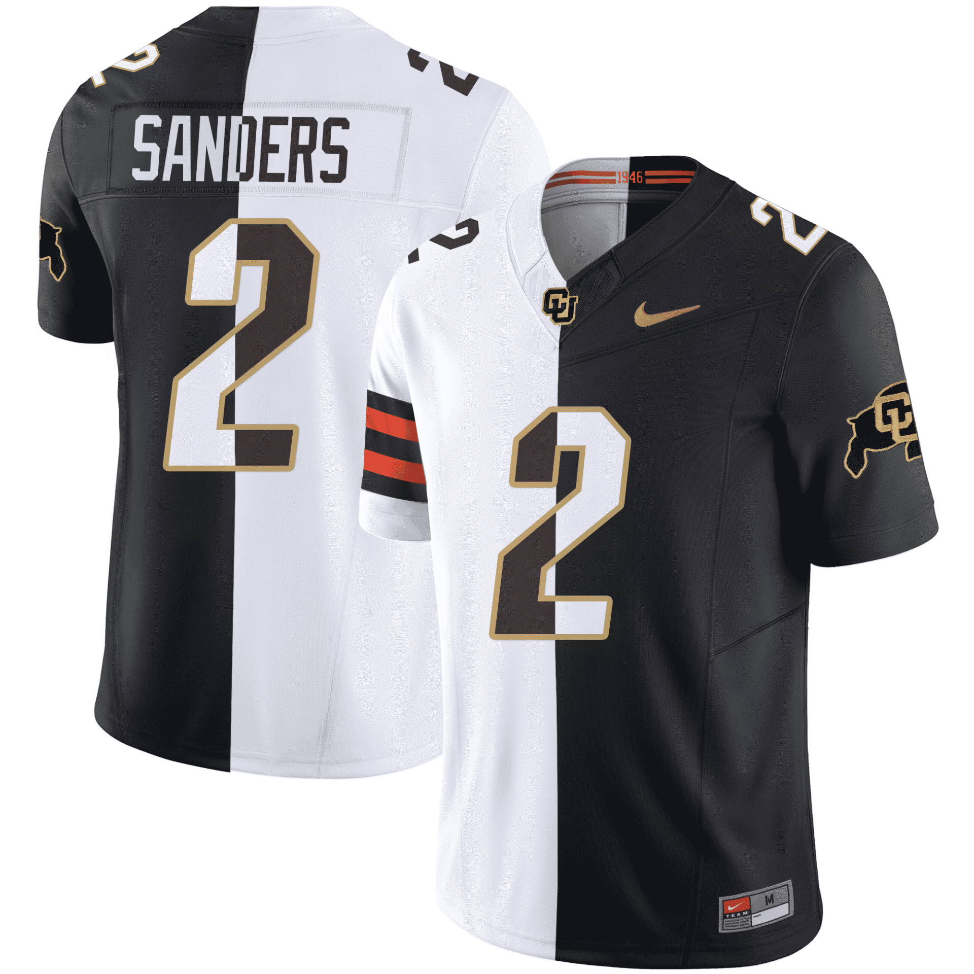 Colorado Buffaloes Split Vapor Limited Jersey - All Stitched - Image 2