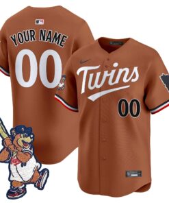 Minnesota Twins T.C. Bear Patch Vapor Premier Limited Custom Jersey - All Stitched