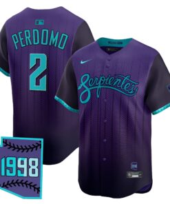 Alternative view of Arizona Diamondbacks 2025 City Connect Vapor Premier Limited Jersey V2 - Stitched