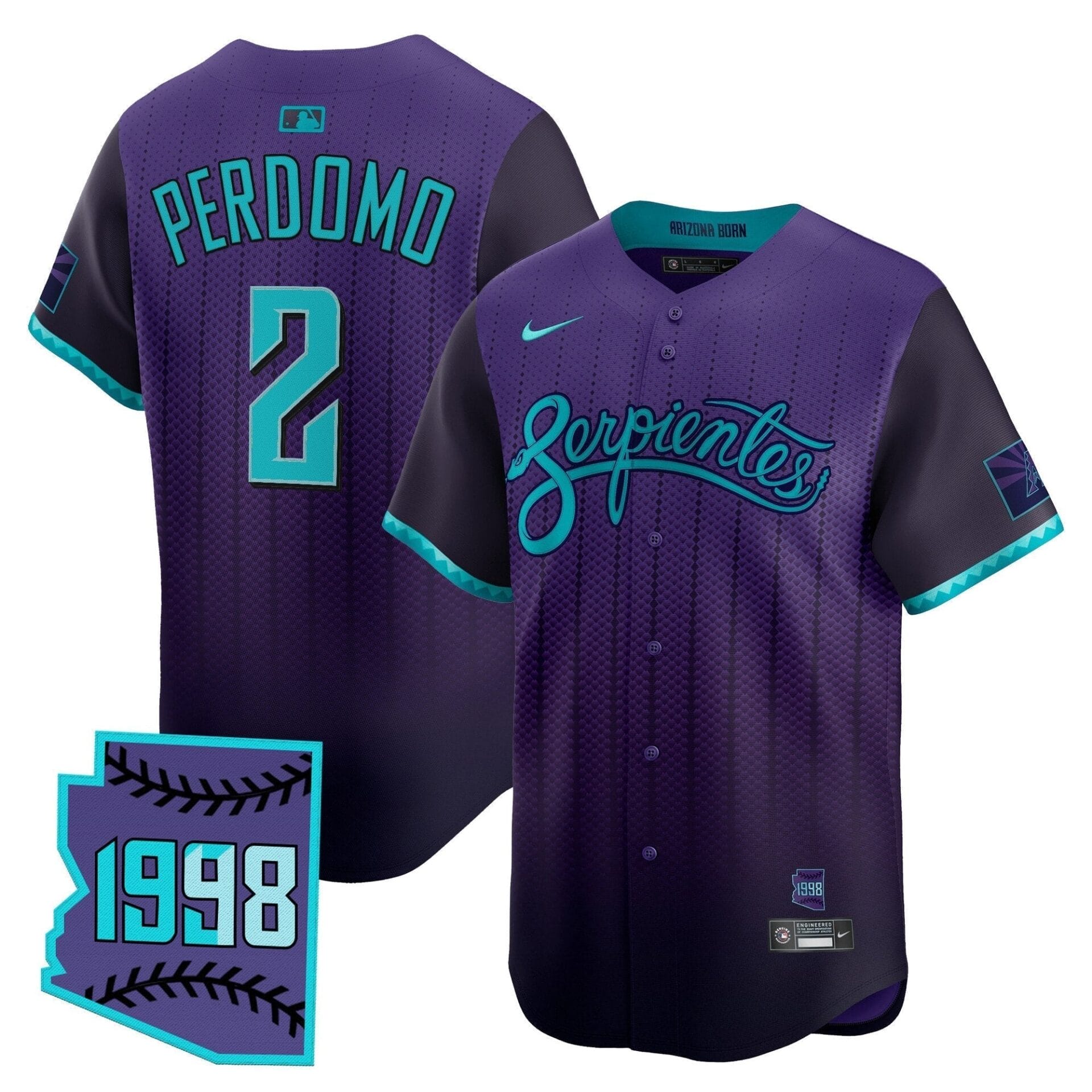 Arizona Diamondbacks 2025 City Connect Vapor Premier Limited Jersey V2 - Stitched - Image 2