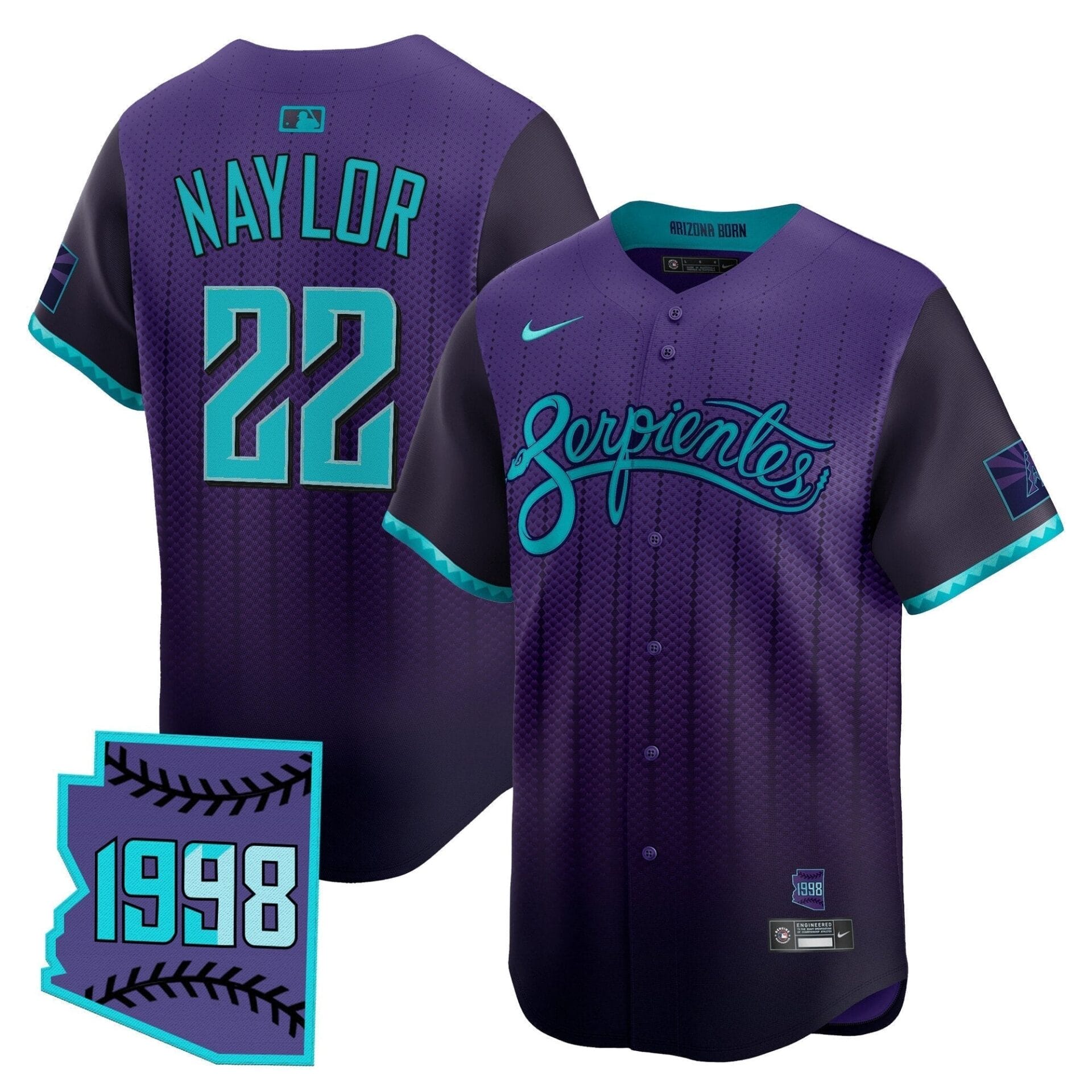 Arizona Diamondbacks 2025 City Connect Vapor Premier Limited Jersey V2 - Stitched - Image 3