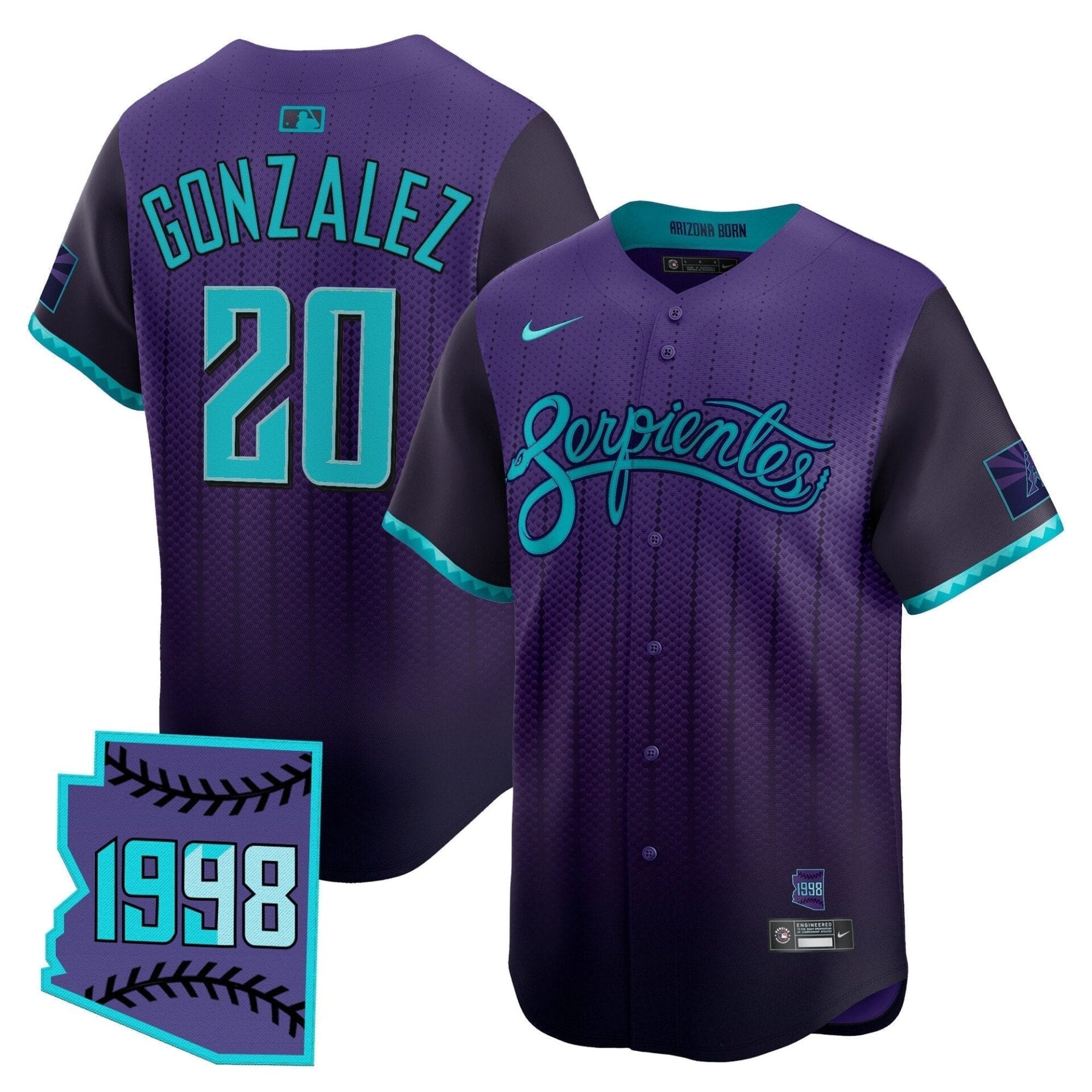 Arizona Diamondbacks 2025 City Connect Vapor Premier Limited Jersey V2 - Stitched - Image 8