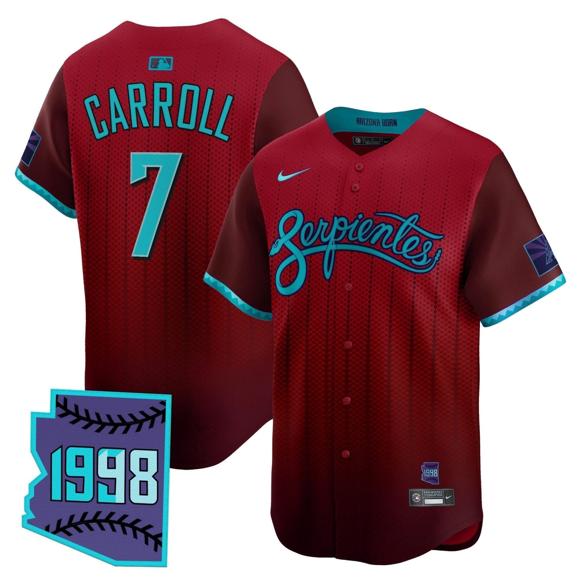 Arizona Diamondbacks 2025 City Connect Vapor Premier Limited Jersey V2 - Stitched - Image 10