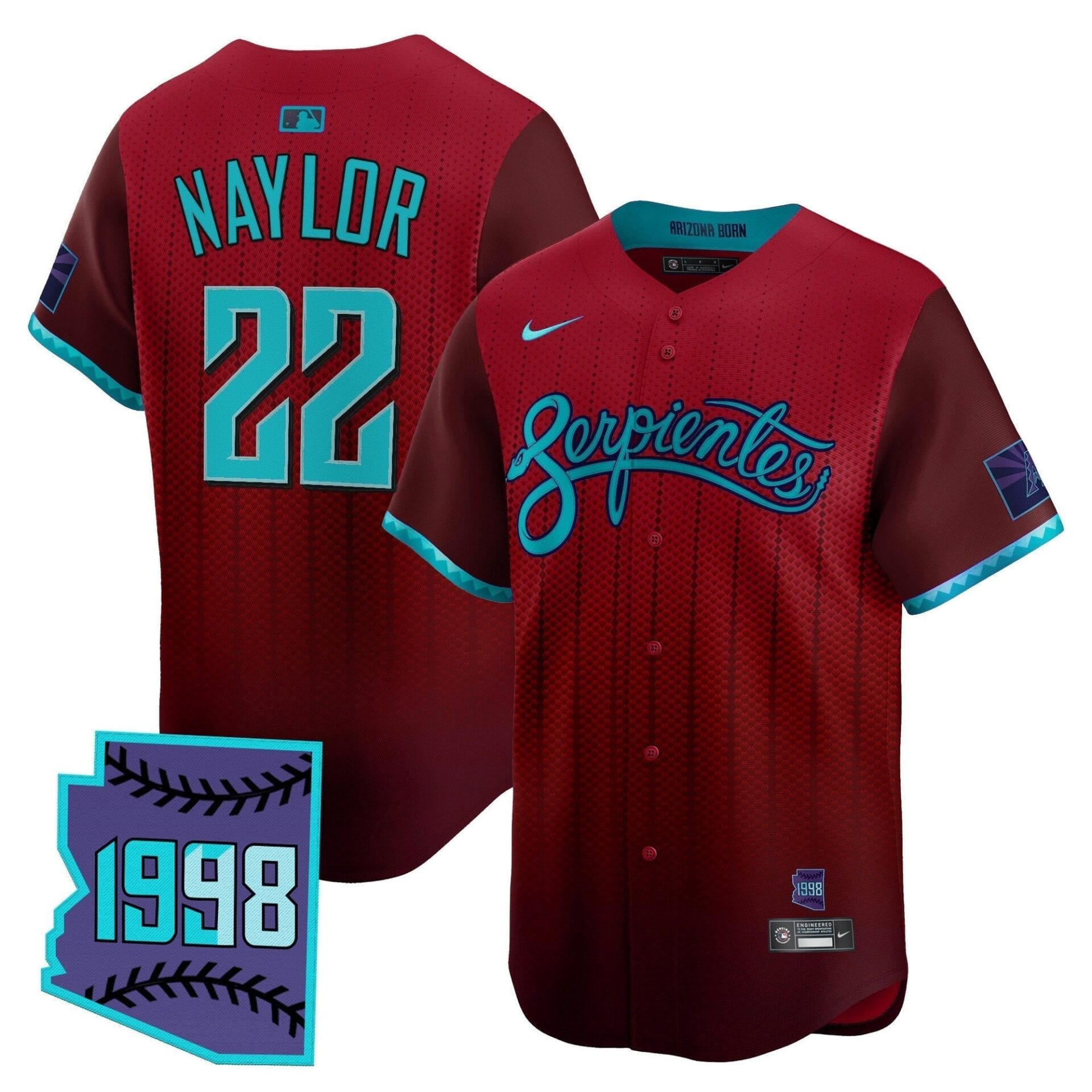Arizona Diamondbacks 2025 City Connect Vapor Premier Limited Jersey V2 - Stitched - Image 12