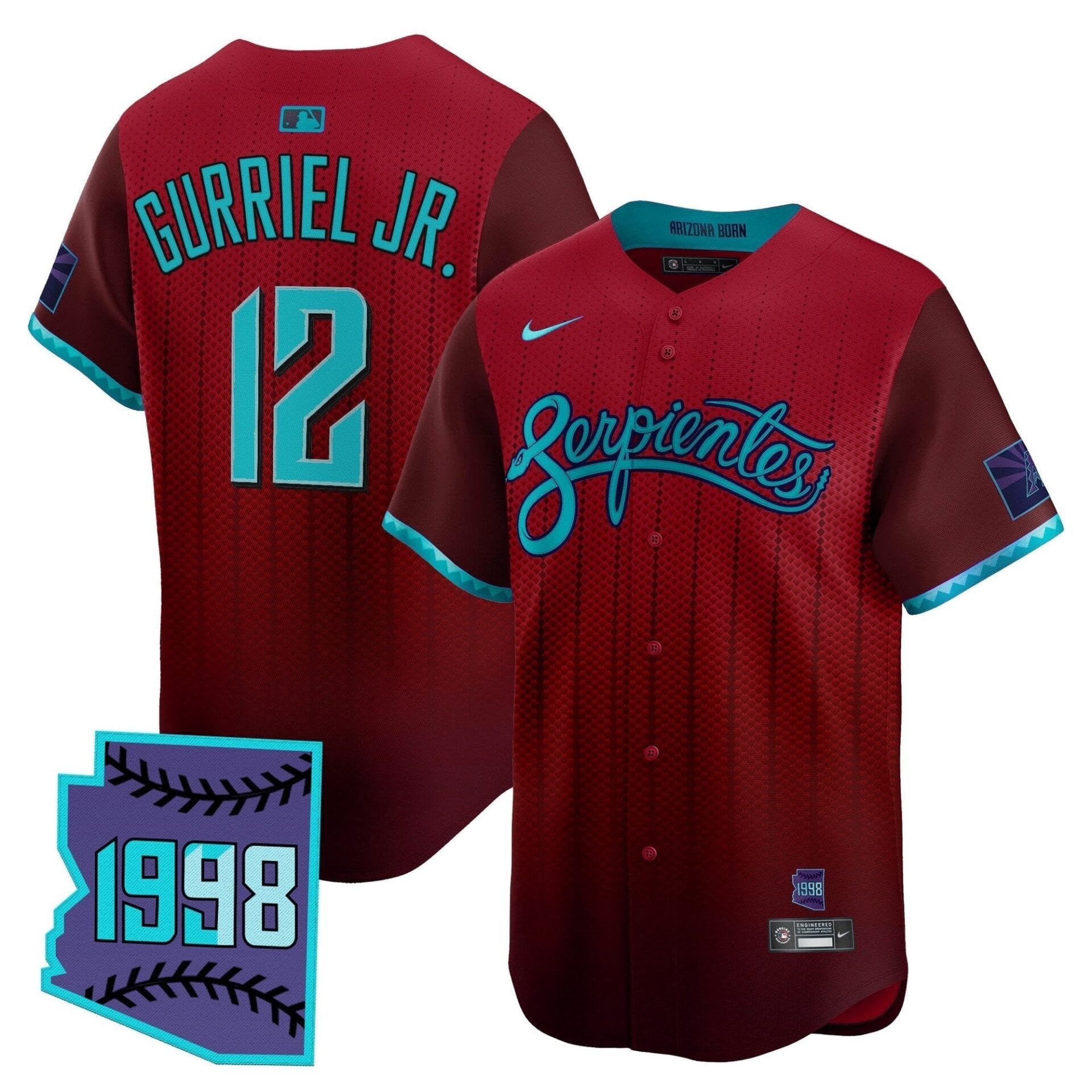 Arizona Diamondbacks 2025 City Connect Vapor Premier Limited Jersey V2 - Stitched - Image 14
