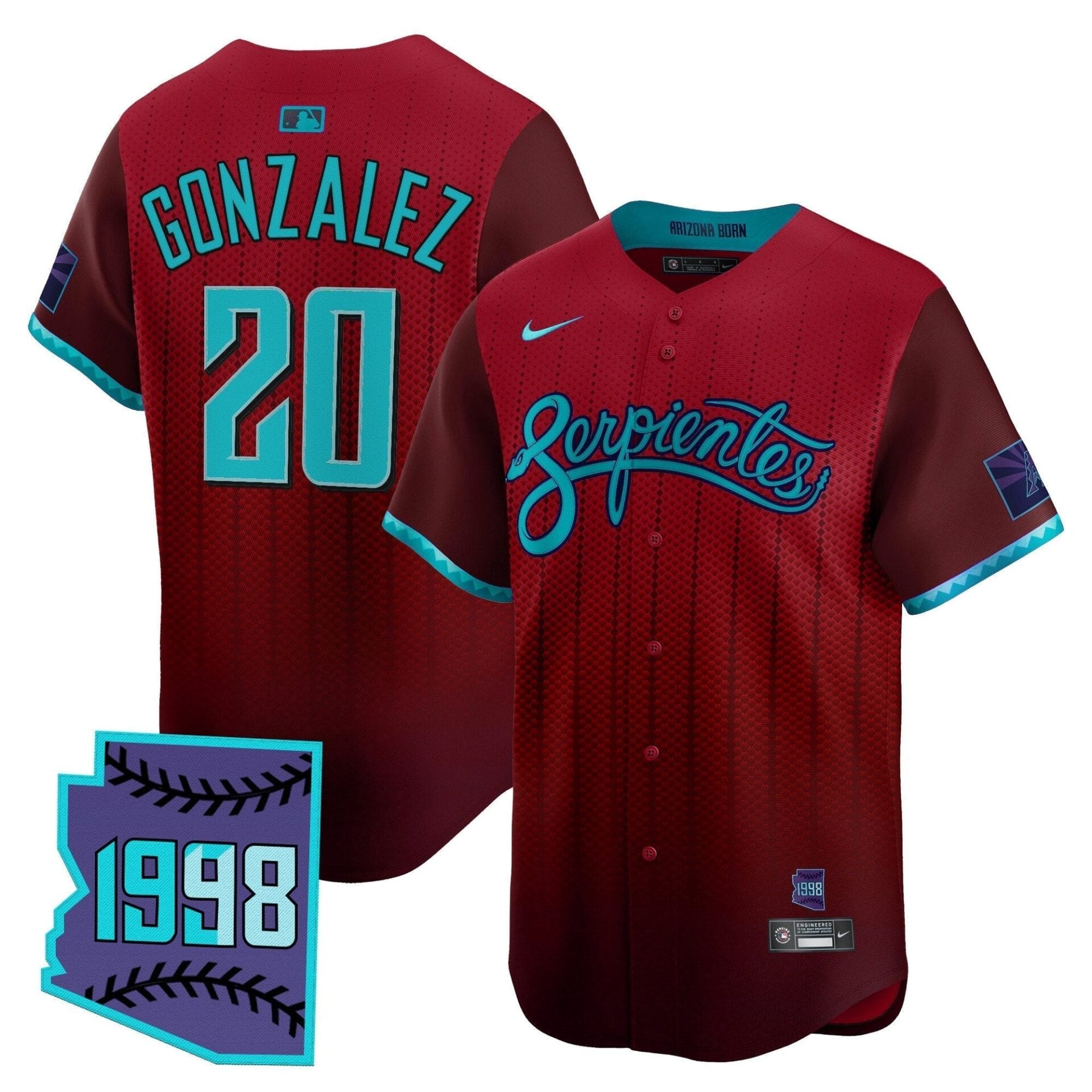 Arizona Diamondbacks 2025 City Connect Vapor Premier Limited Jersey V2 - Stitched - Image 17