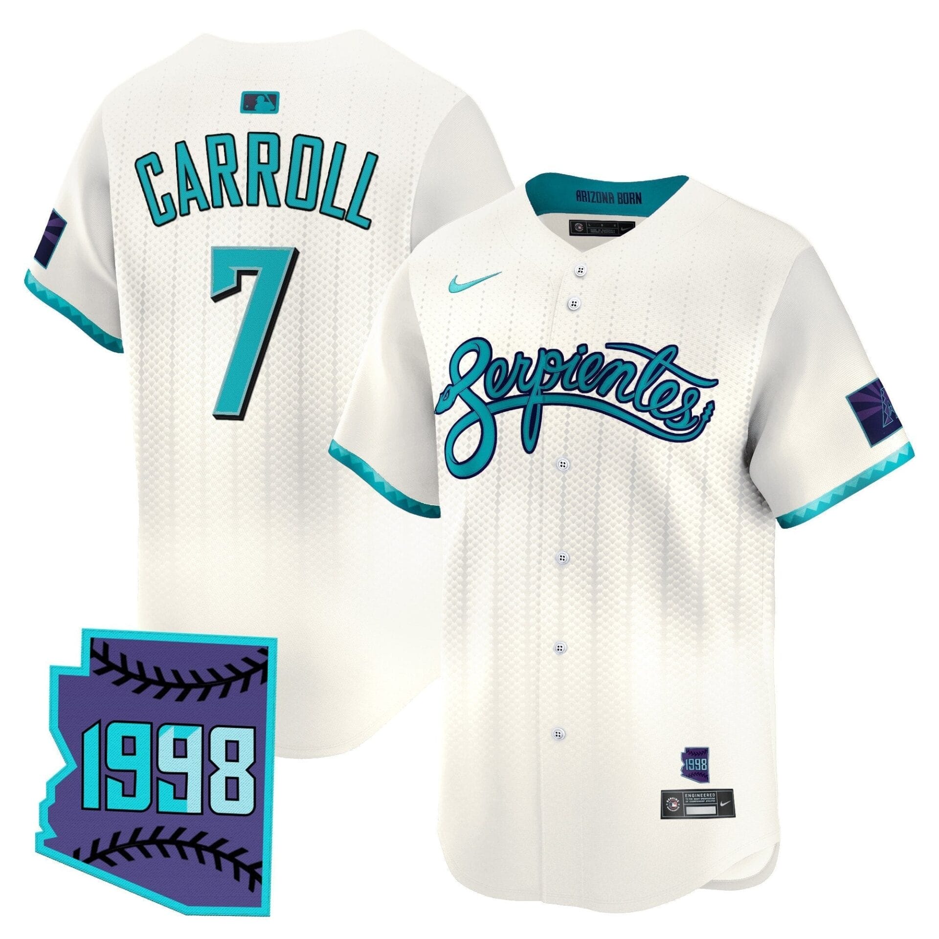 Arizona Diamondbacks 2025 City Connect Vapor Premier Limited Jersey V2 - Stitched - Image 19
