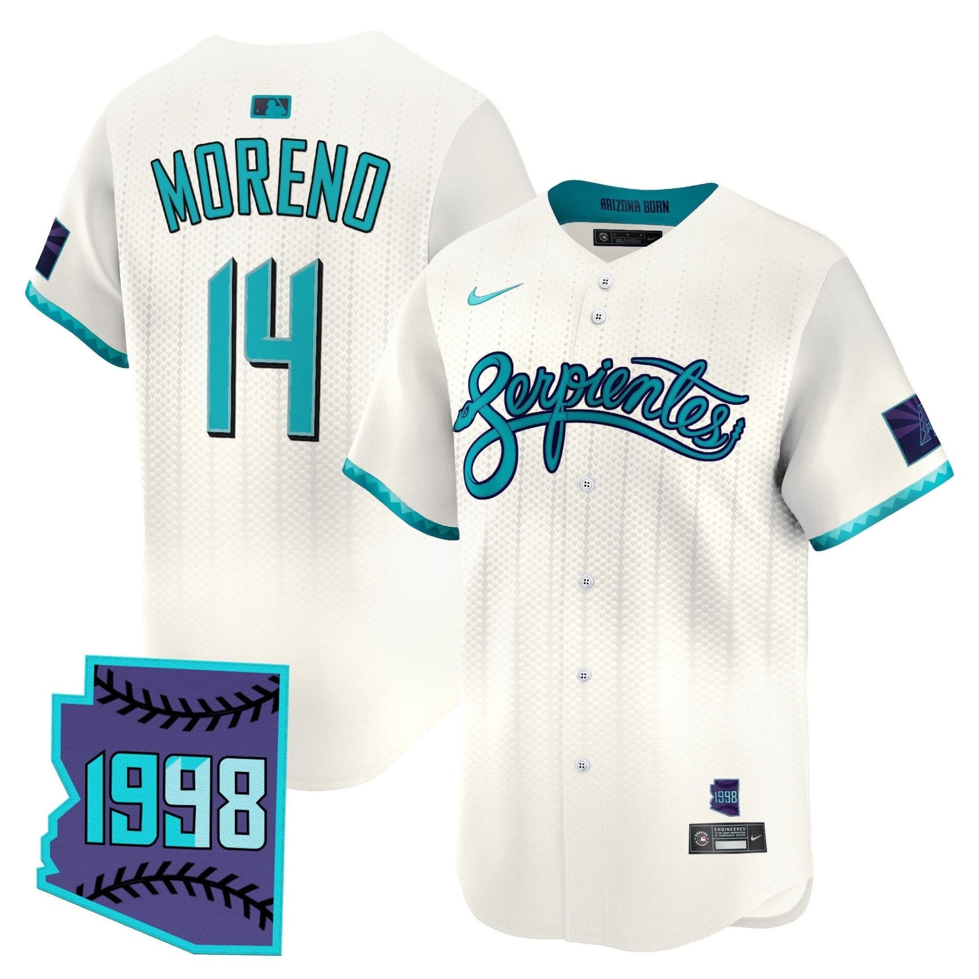 Arizona Diamondbacks 2025 City Connect Vapor Premier Limited Jersey V2 - Stitched - Image 22