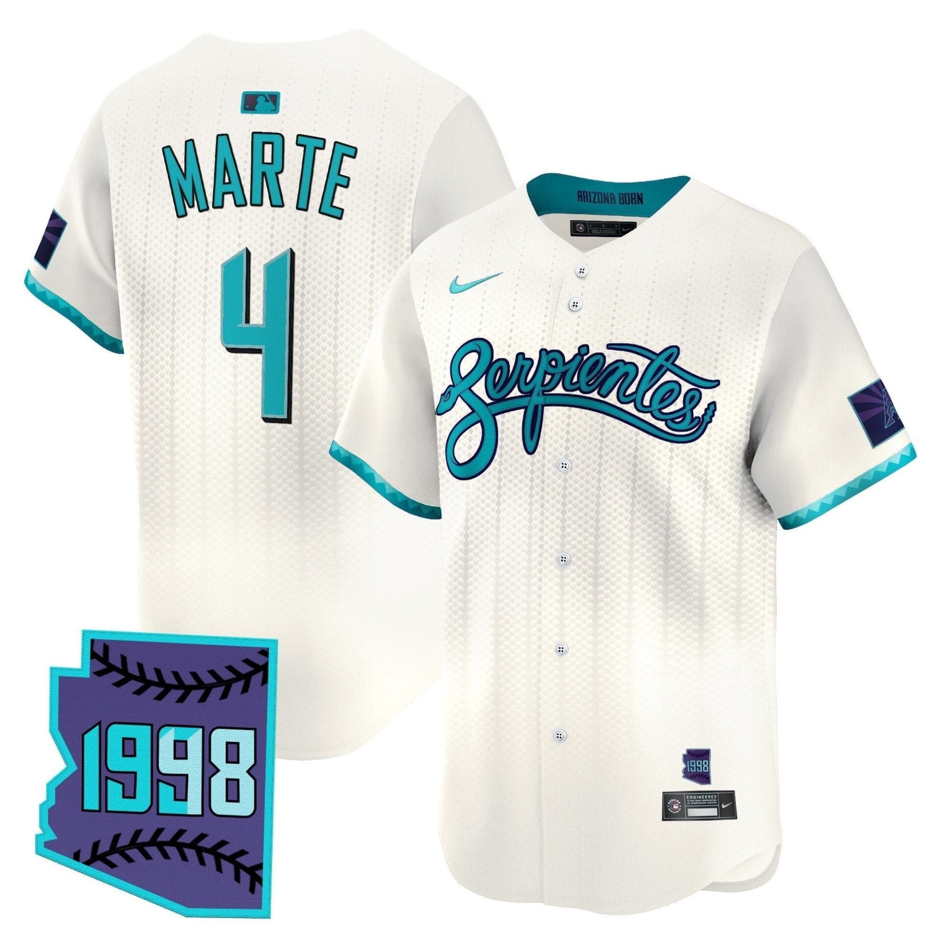 Arizona Diamondbacks 2025 City Connect Vapor Premier Limited Jersey V2 - Stitched - Image 24