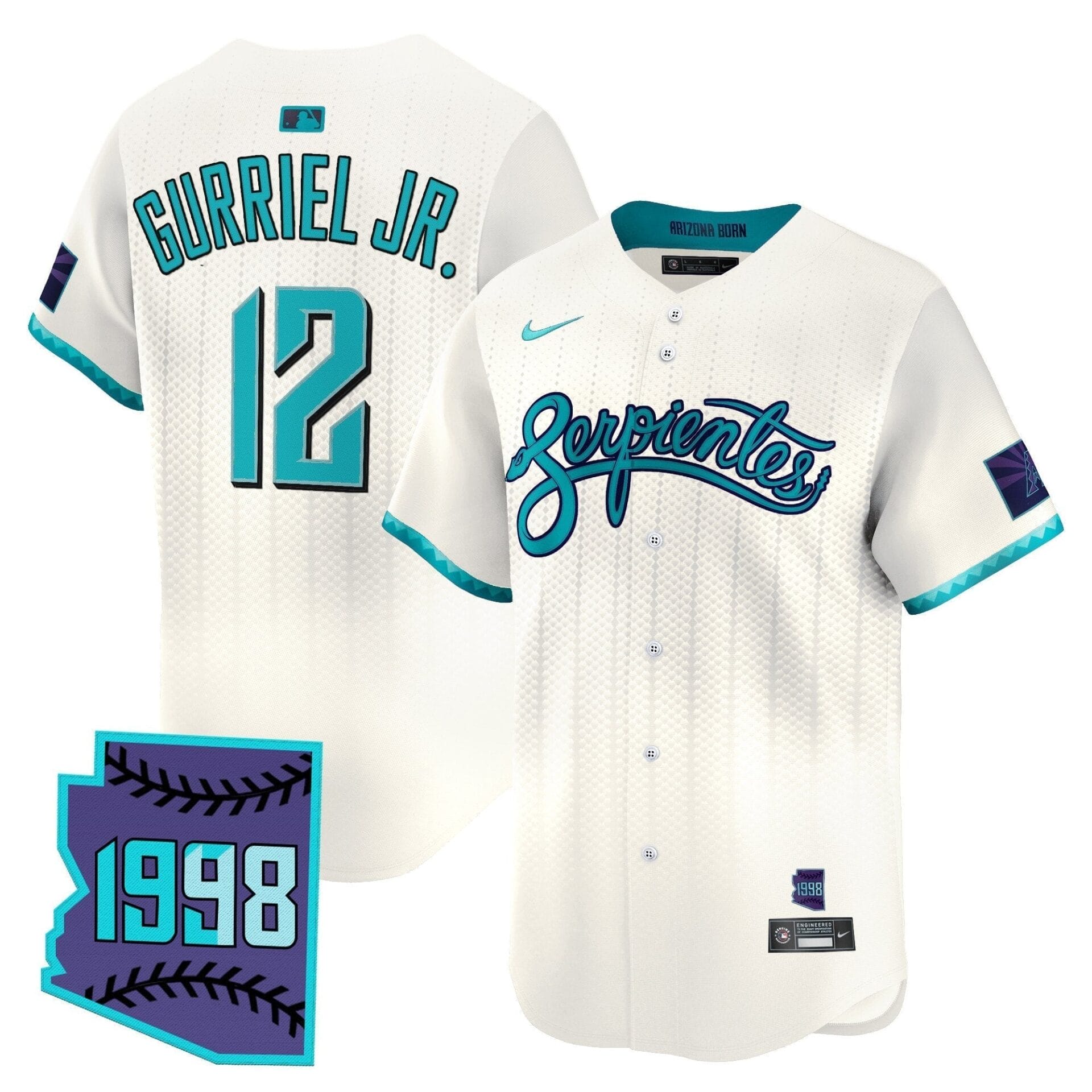 Arizona Diamondbacks 2025 City Connect Vapor Premier Limited Jersey V2 - Stitched - Image 23