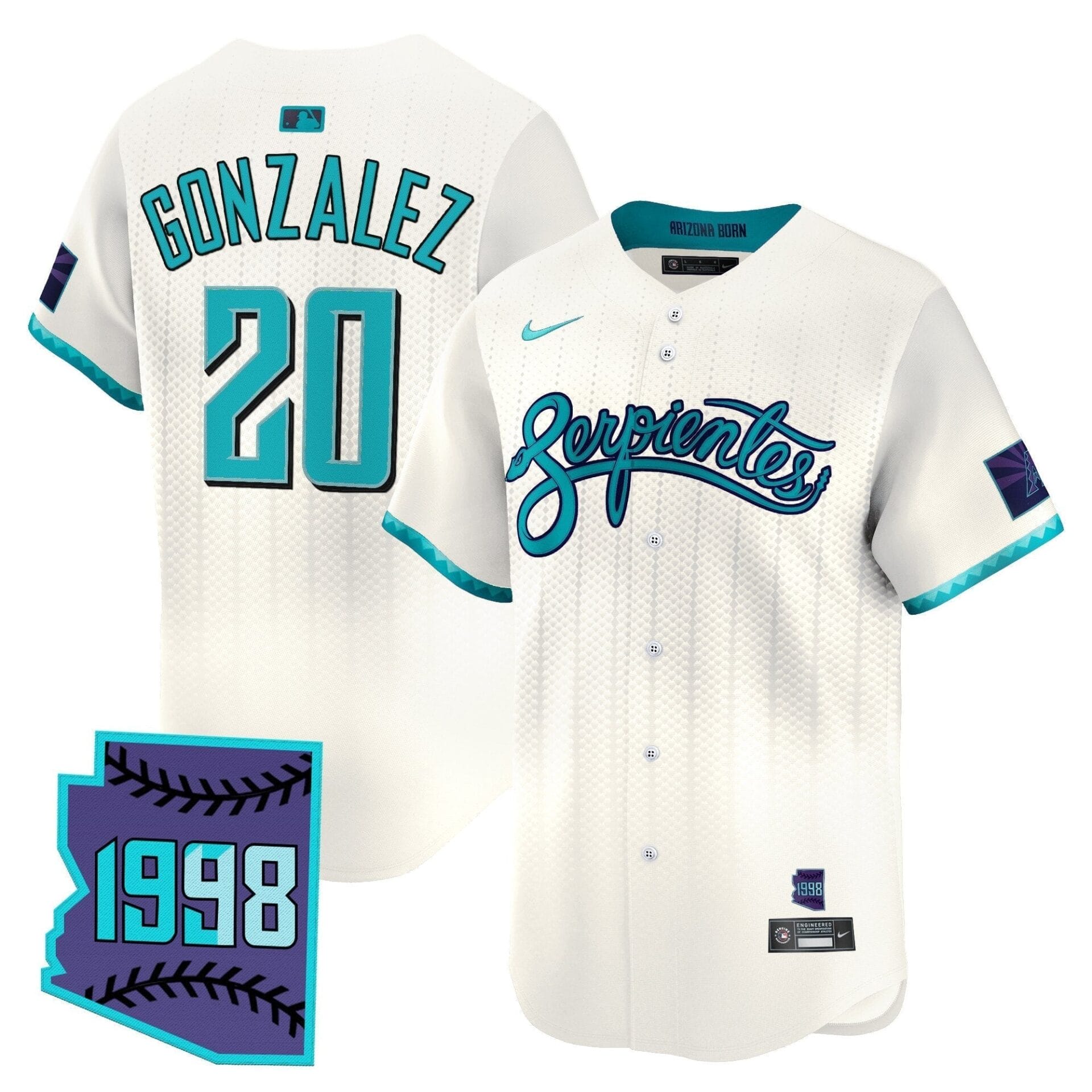 Arizona Diamondbacks 2025 City Connect Vapor Premier Limited Jersey V2 - Stitched - Image 26