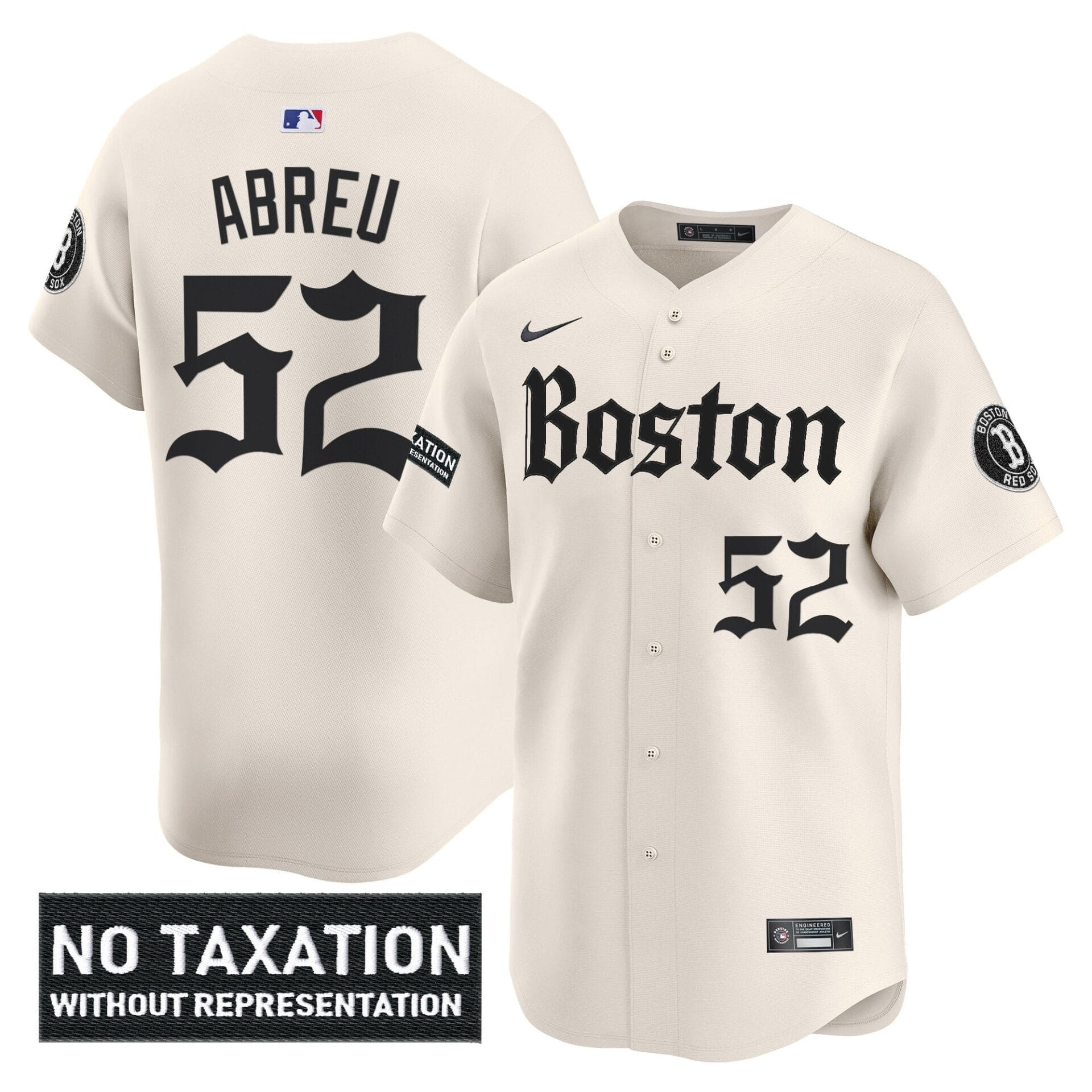 Boston Red Sox 'Retro Newspaper Edition' Vapor Premier Limited Jersey - All Stitched - Image 11