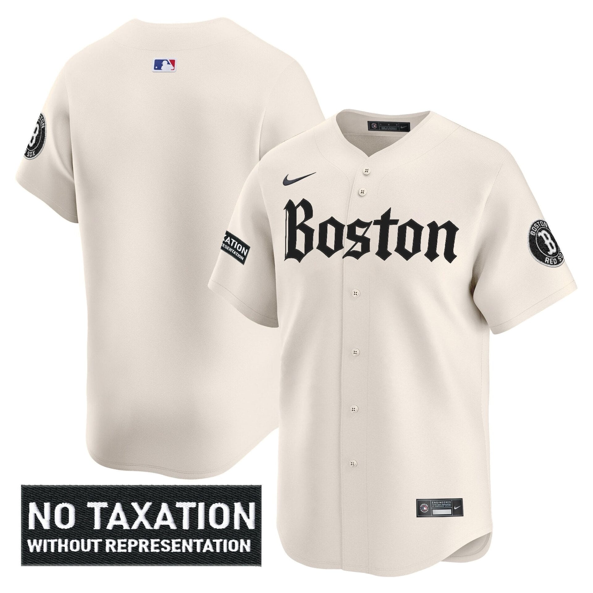 Boston Red Sox 'Retro Newspaper Edition' Vapor Premier Limited Jersey - All Stitched - Image 18