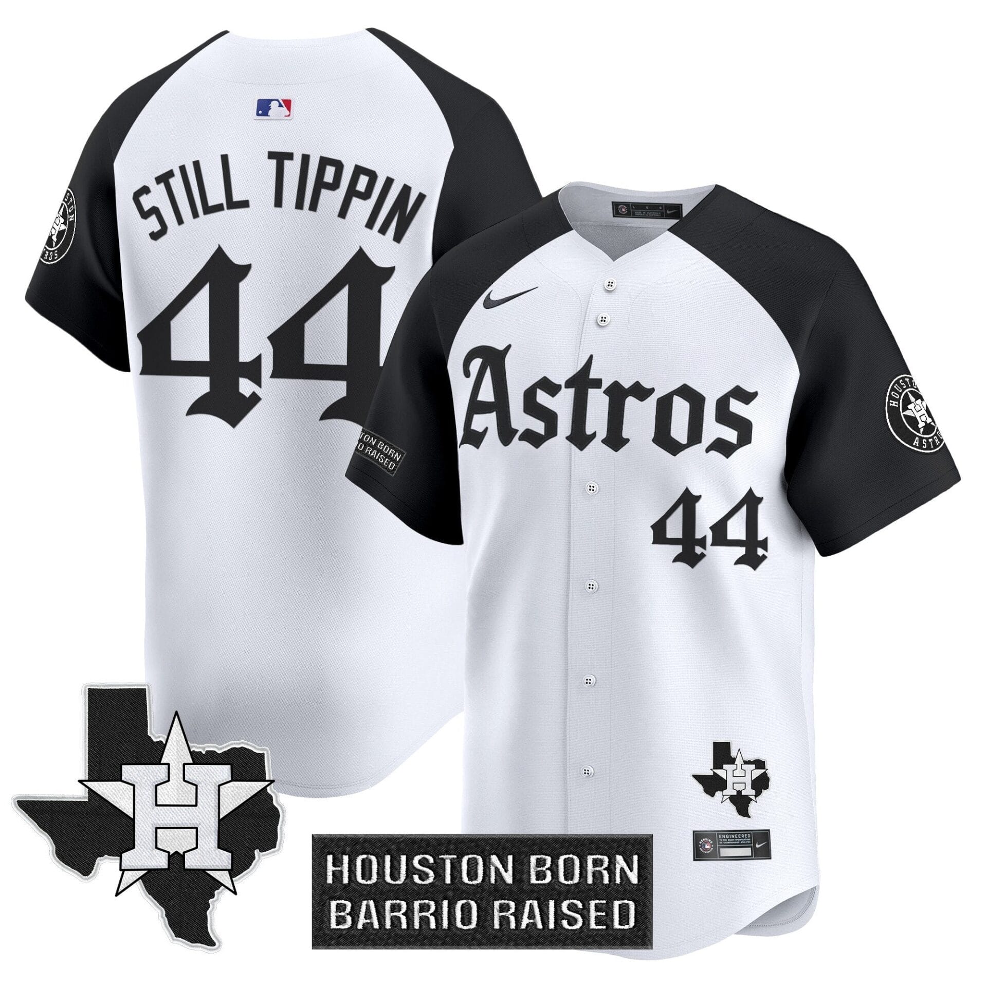 Houston Astros 'Gothic Edition' Vapor Premier Limited Jersey - All Stitched - Image 25