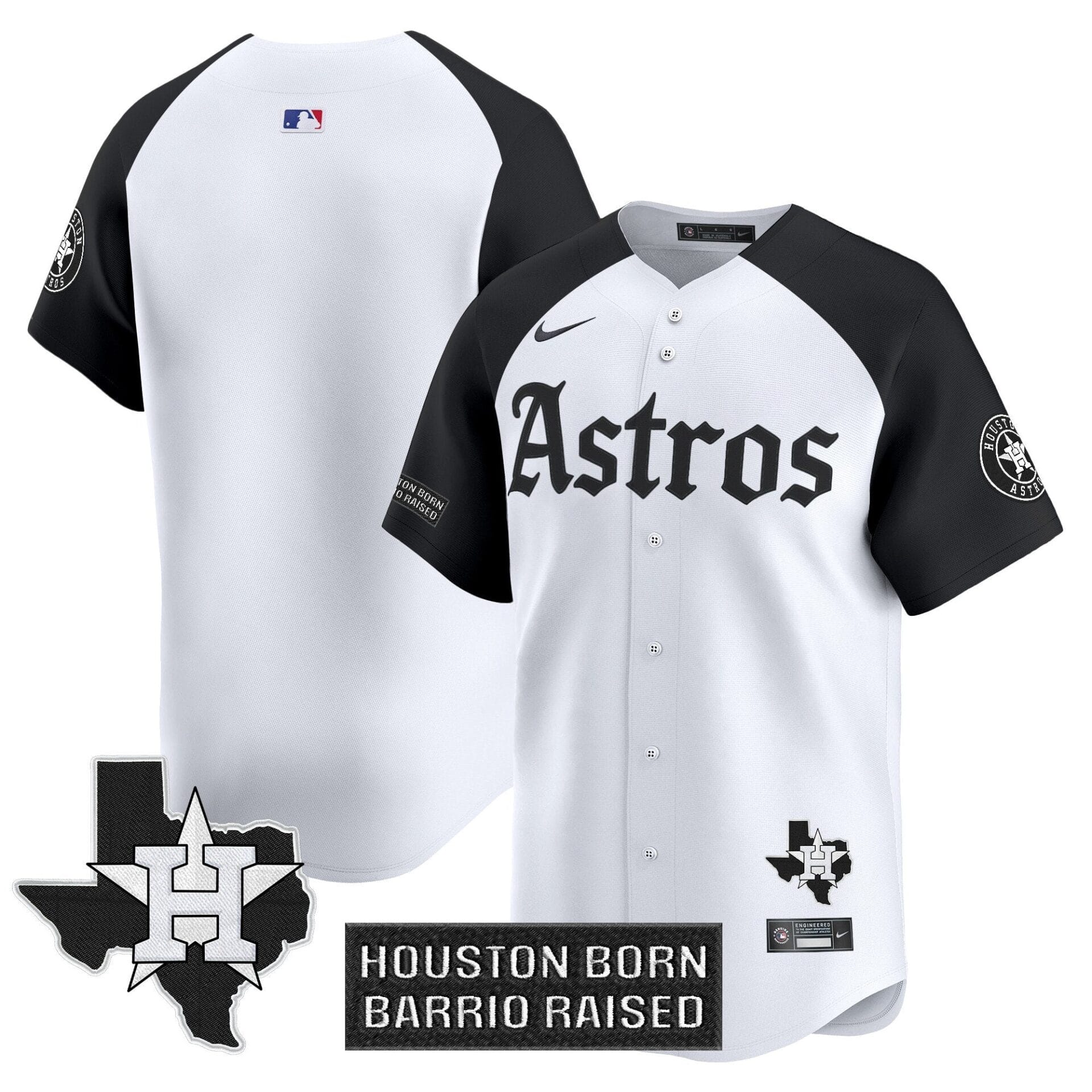 Houston Astros 'Gothic Edition' Vapor Premier Limited Jersey - All Stitched - Image 27
