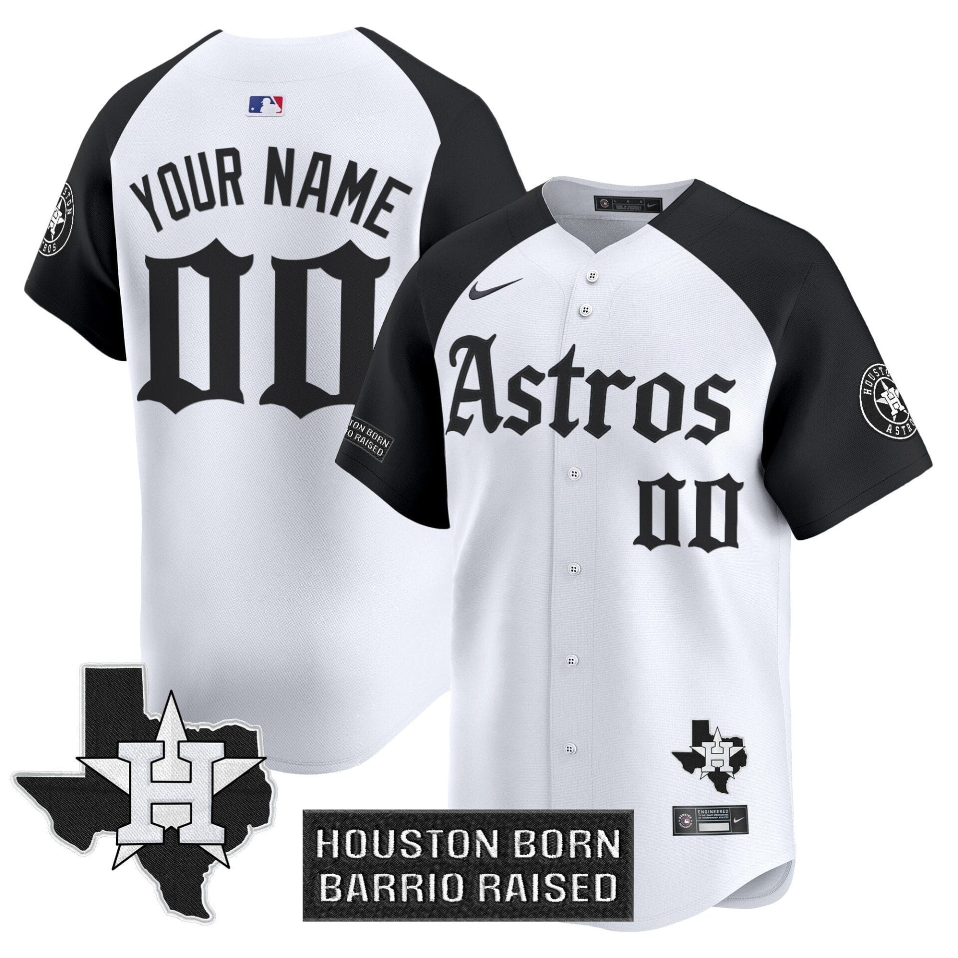 Houston Astros 'Gothic Edition' Vapor Premier Limited Custom Jersey - All Stitched - Image 3