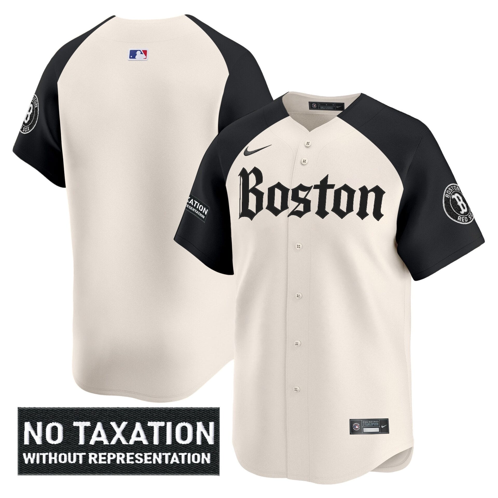 Boston Red Sox 'Retro Newspaper Edition' Vapor Premier Limited Jersey - All Stitched - Image 27