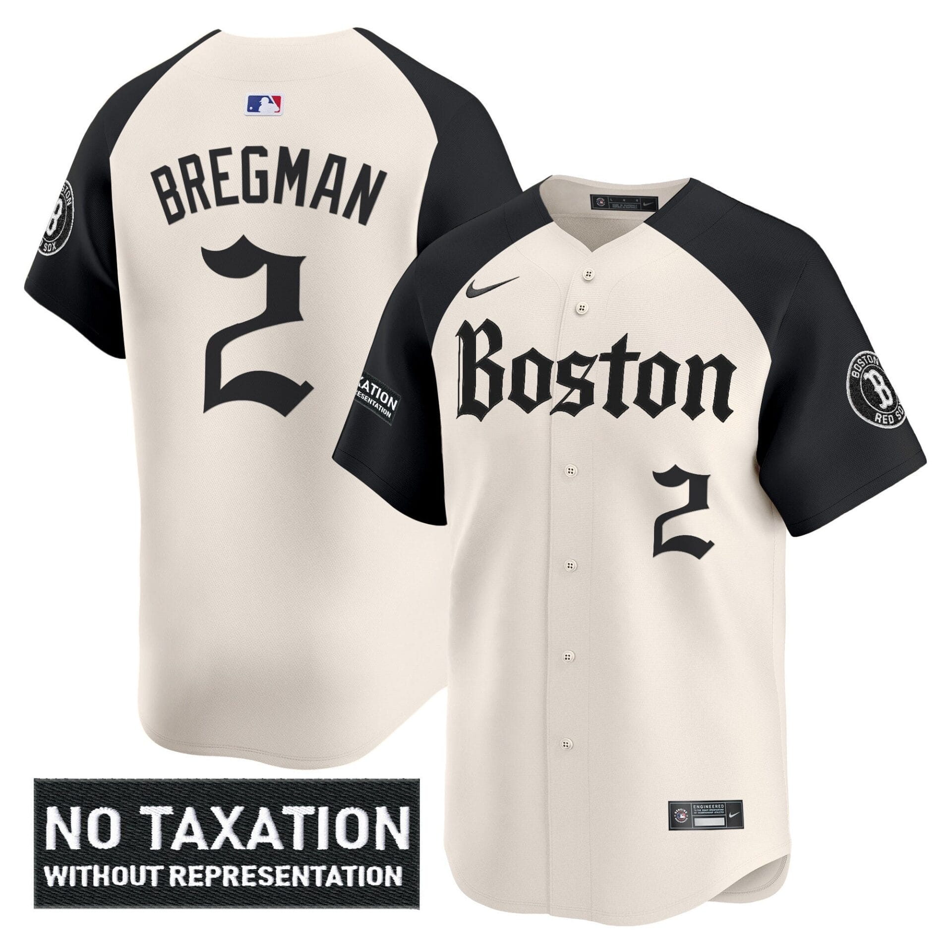 Boston Red Sox 'Retro Newspaper Edition' Vapor Premier Limited Jersey - All Stitched - Image 21