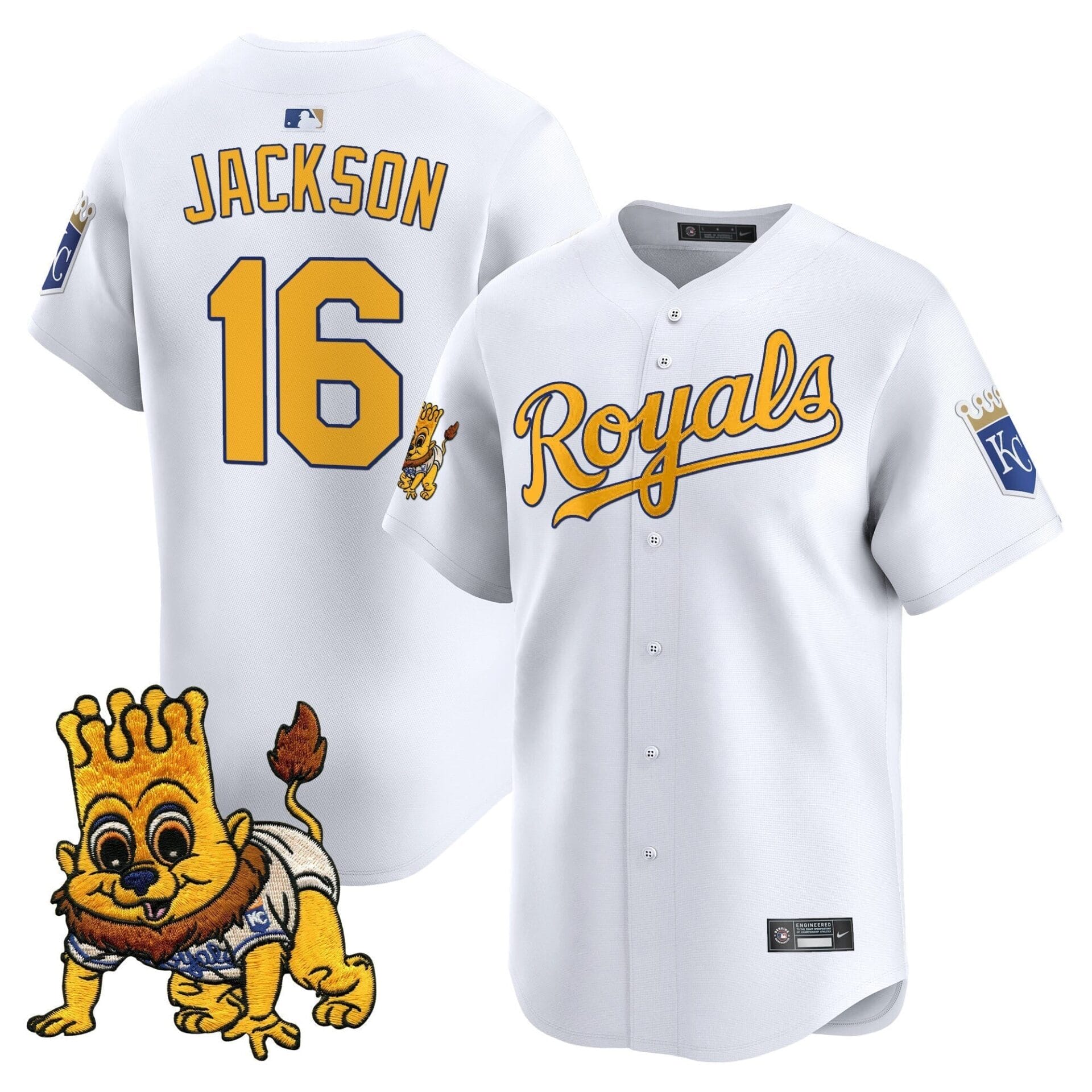 Kansas City Royals Sluggerrr Patch Vapor Premier Limited Jersey - All Stitched - Image 26