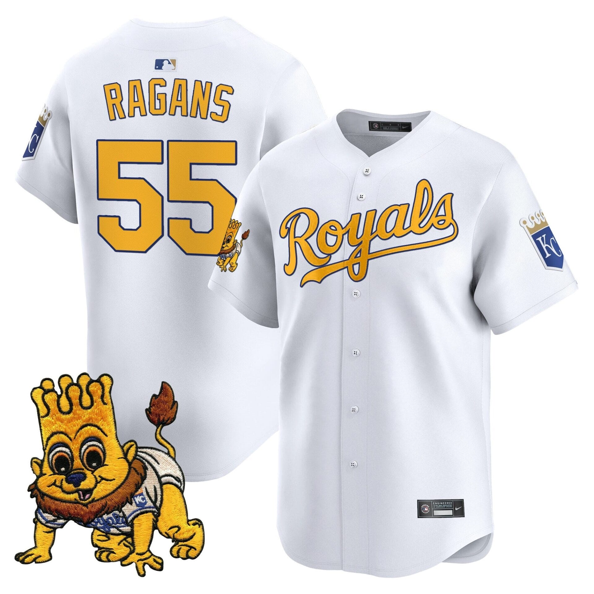 Kansas City Royals Sluggerrr Patch Vapor Premier Limited Jersey - All Stitched - Image 25