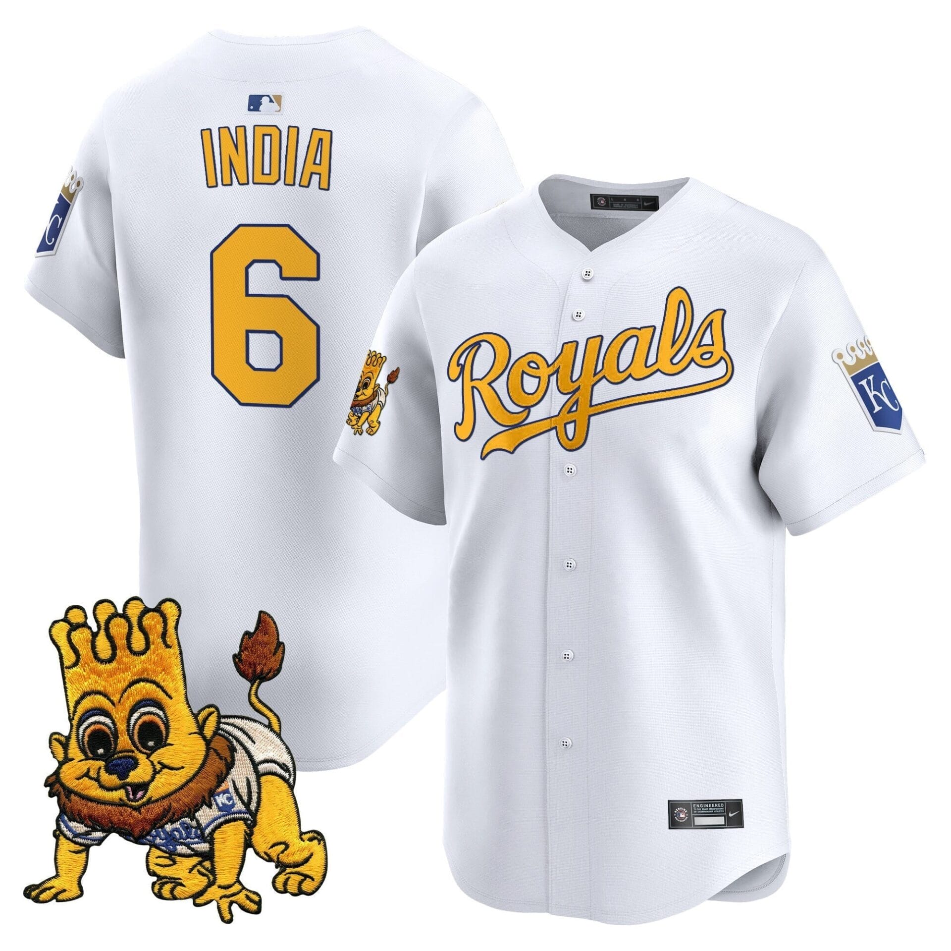 Kansas City Royals Sluggerrr Patch Vapor Premier Limited Jersey - All Stitched - Image 24