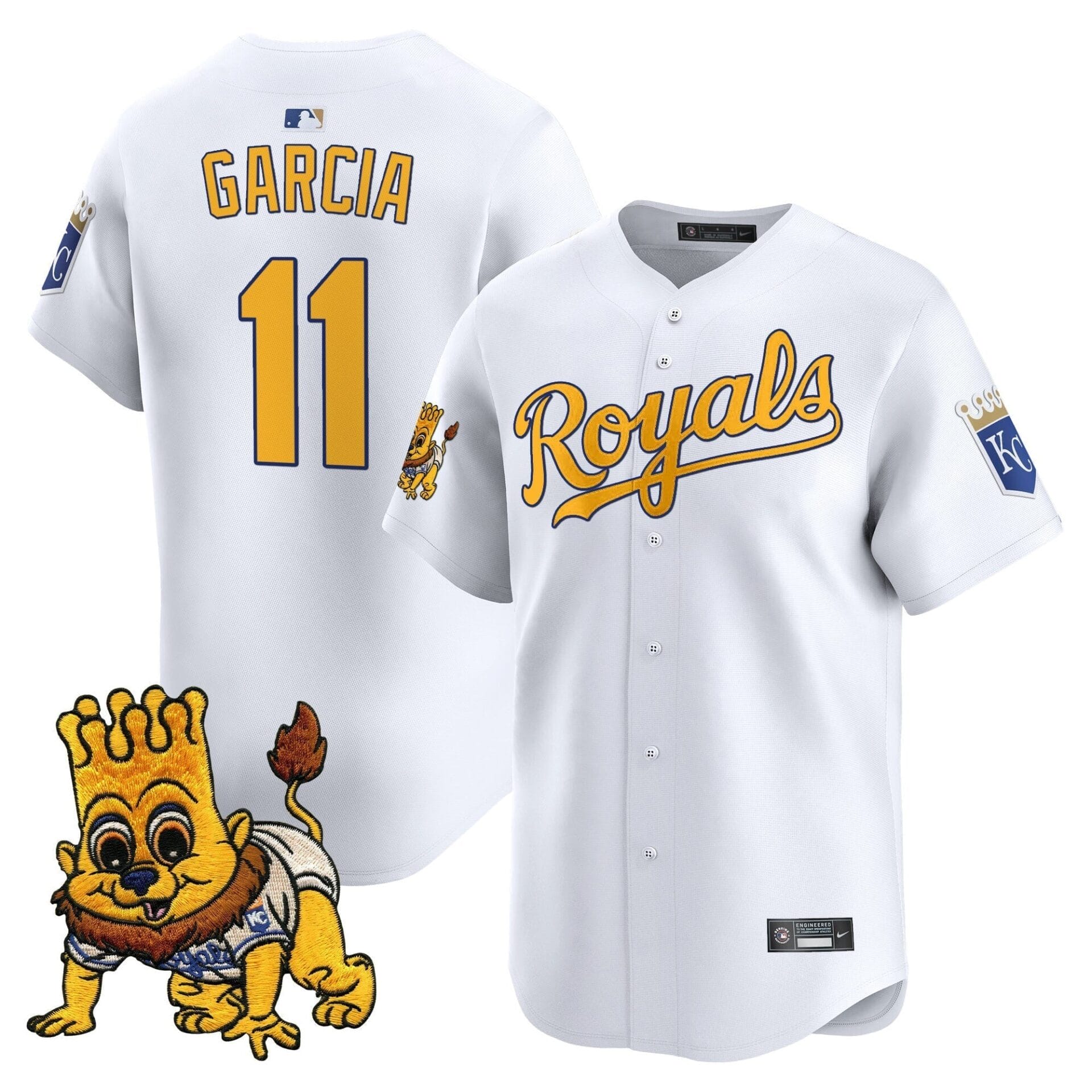 Kansas City Royals Sluggerrr Patch Vapor Premier Limited Jersey - All Stitched - Image 21